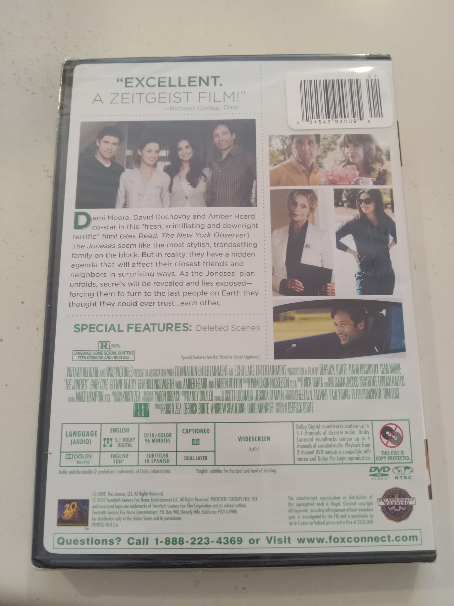 The Joneses (Jonese$), DVD Movie, Demi Moore Widescreen, Rated R, NEW