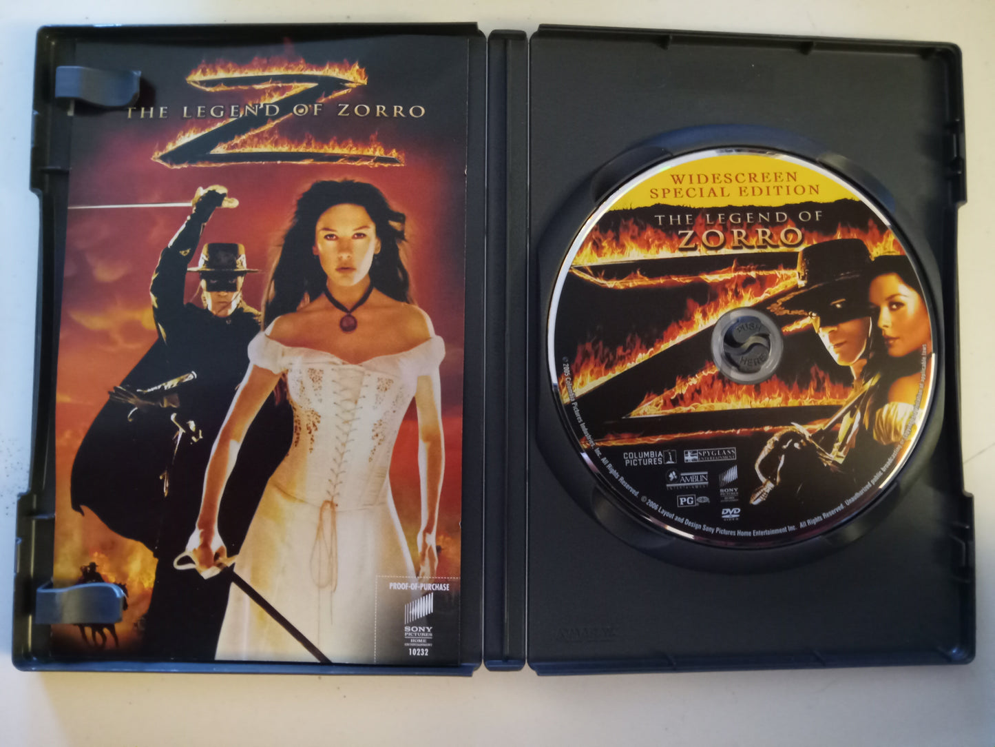 The Legend Of Zorro, Special Edition, DVD Movie, Antonio Banderas Widescreen, Rated PG, USED