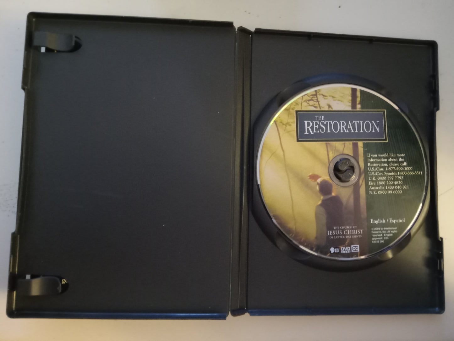 The Restoration, Joseph Smith Story DVD Movie, Fullscreen, LDS Church Mormons, Not Rated, USED