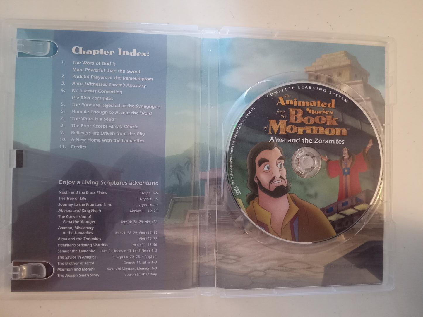 Alma And The Zoramites, The Animated Stories From The Book Of Mormon, DVD Movie, Fullscreen, Living Scriptures, Not Rated, USED