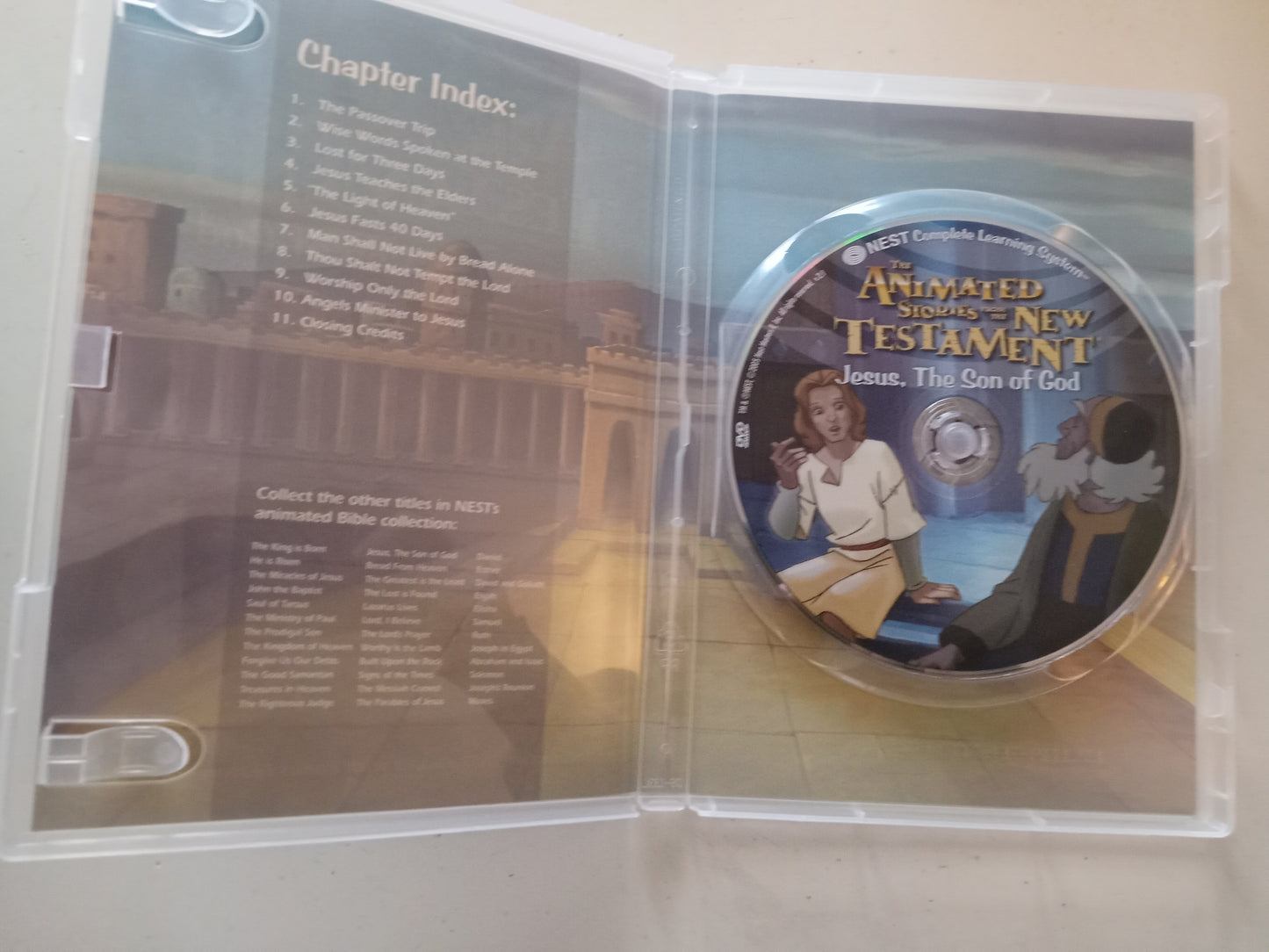 Jesus The Son Of God, The Animated Stories From The New Testament, DVD Movie, Widescreen, Living Scriptures, Rated G, USED