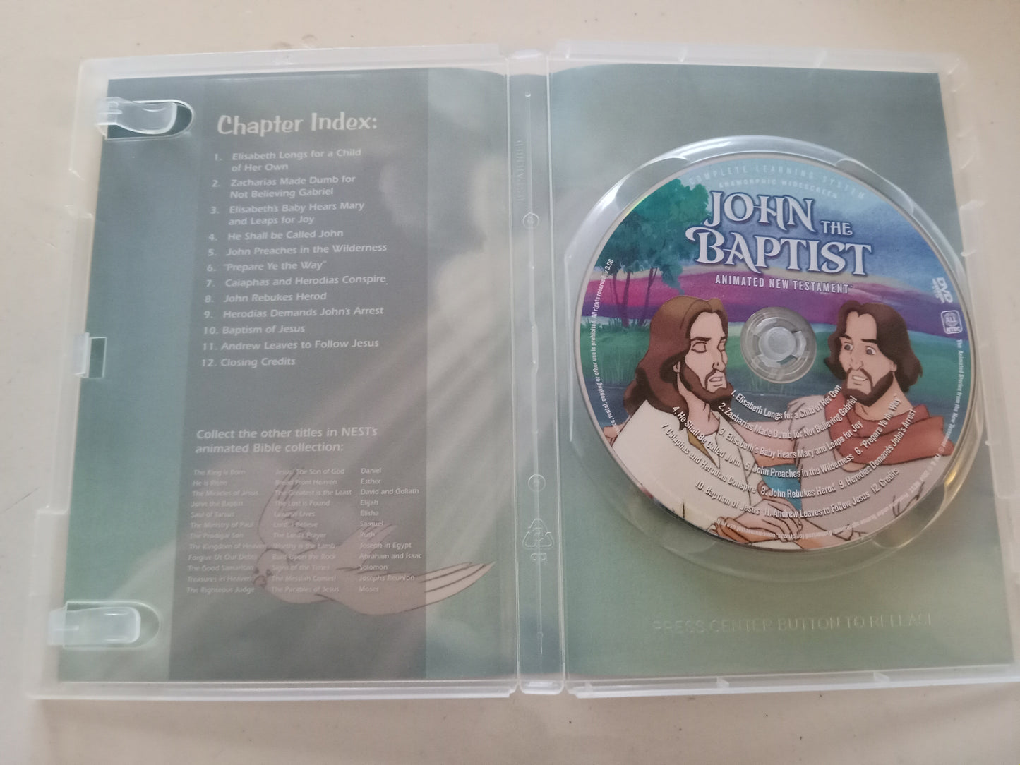 John The Baptist, The Animated Stories From The New Testament, DVD Movie, Widescreen, Living Scriptures, Rated G, USED