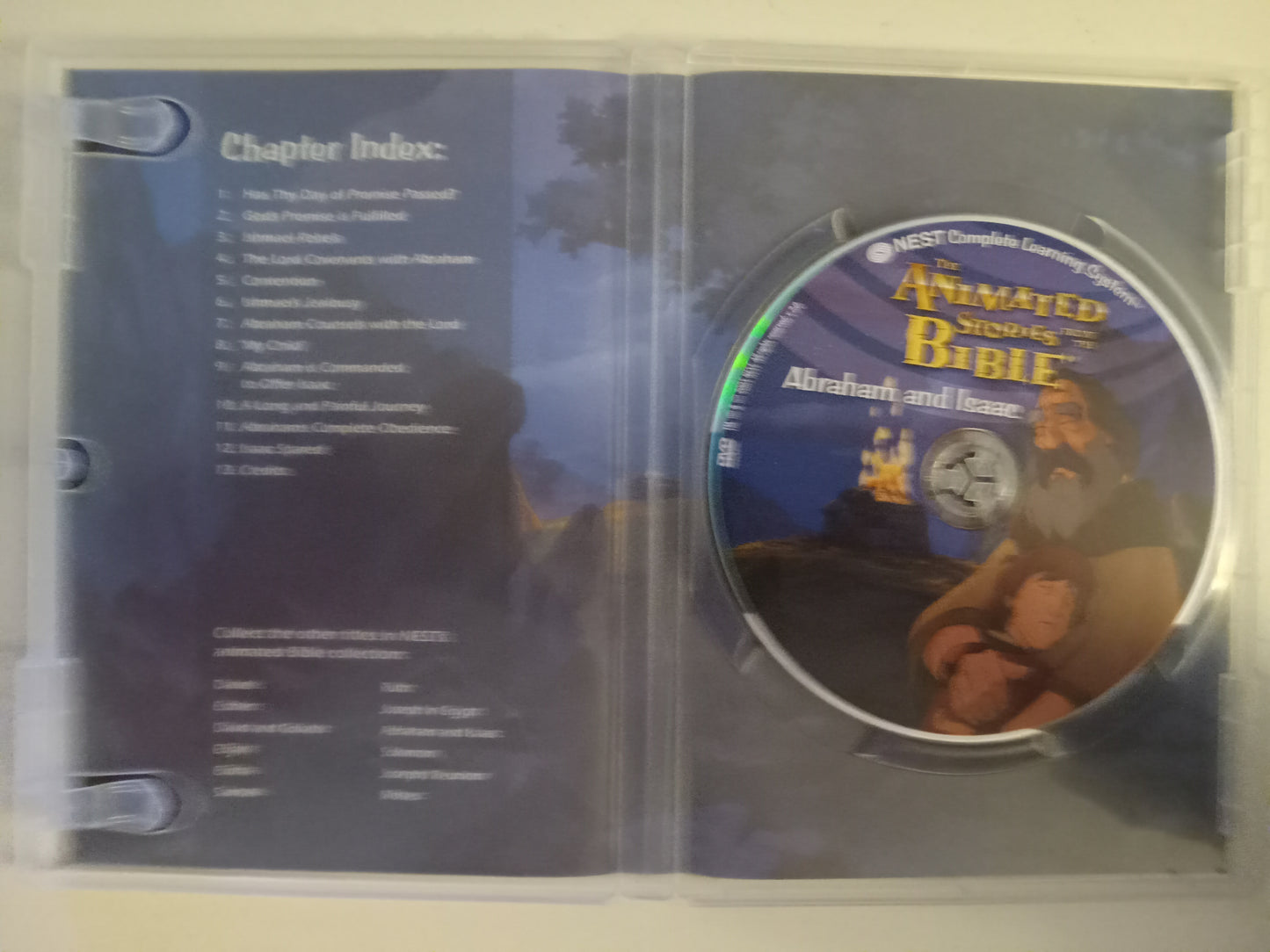 Abraham And Isaac, The Animated Stories From The Bible, DVD Movie, Fullscreen, Living Scriptures, Not Rated, USED
