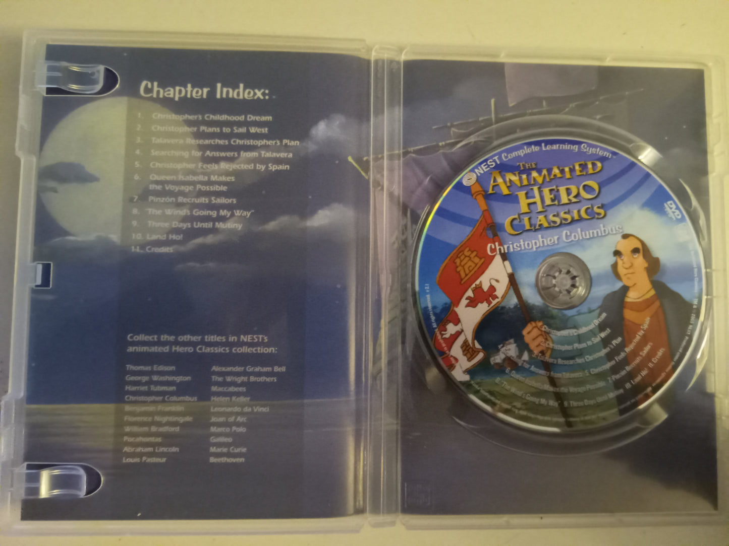 Christopher Columbus, The Animated Hero Classics, DVD Movie, Fullscreen, Not Rated, USED