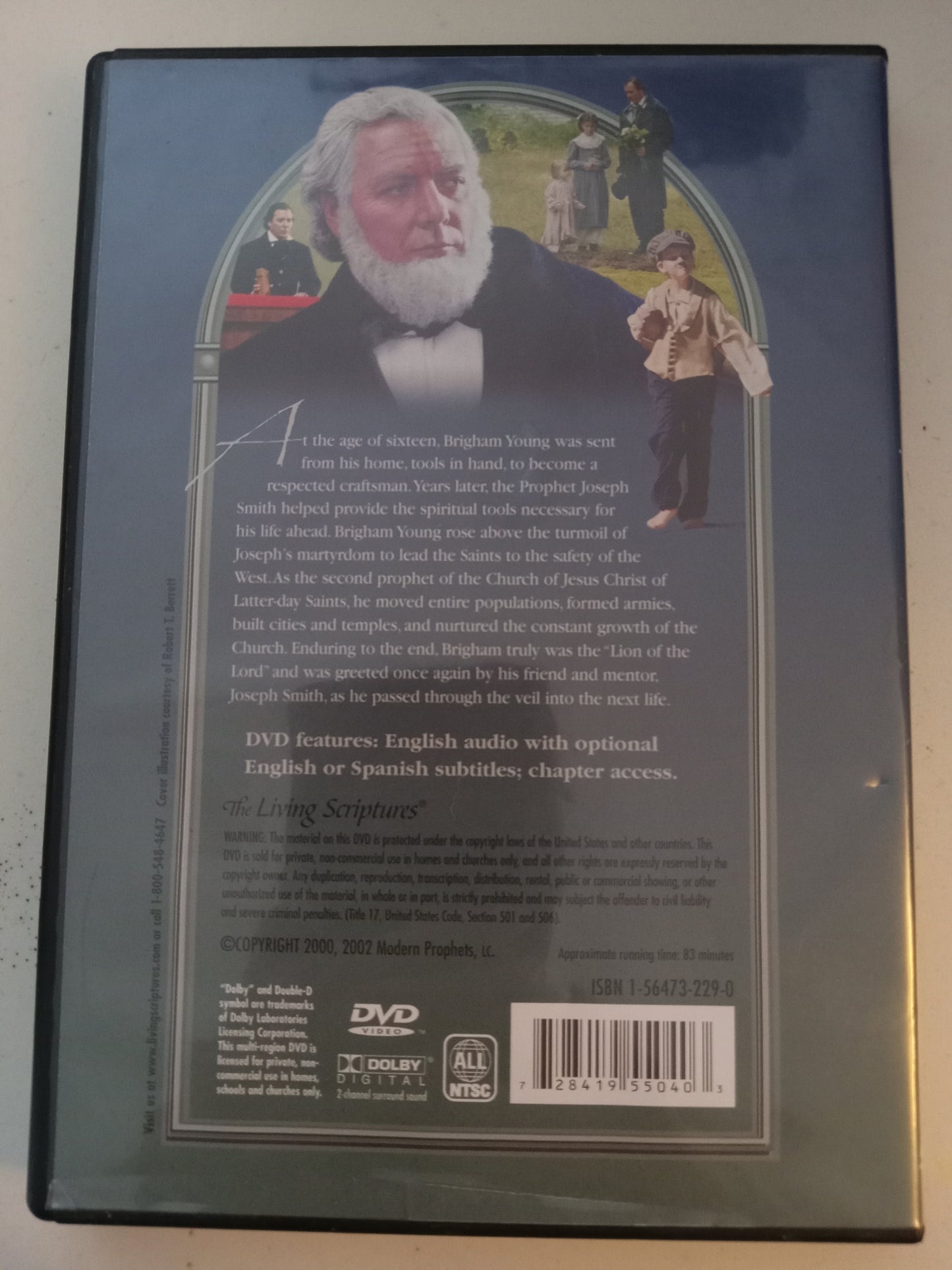The Modern Prophets, Brigham Young LDS Church, Mormons, DVD Movie, Fullscreen, Not Rated, USED