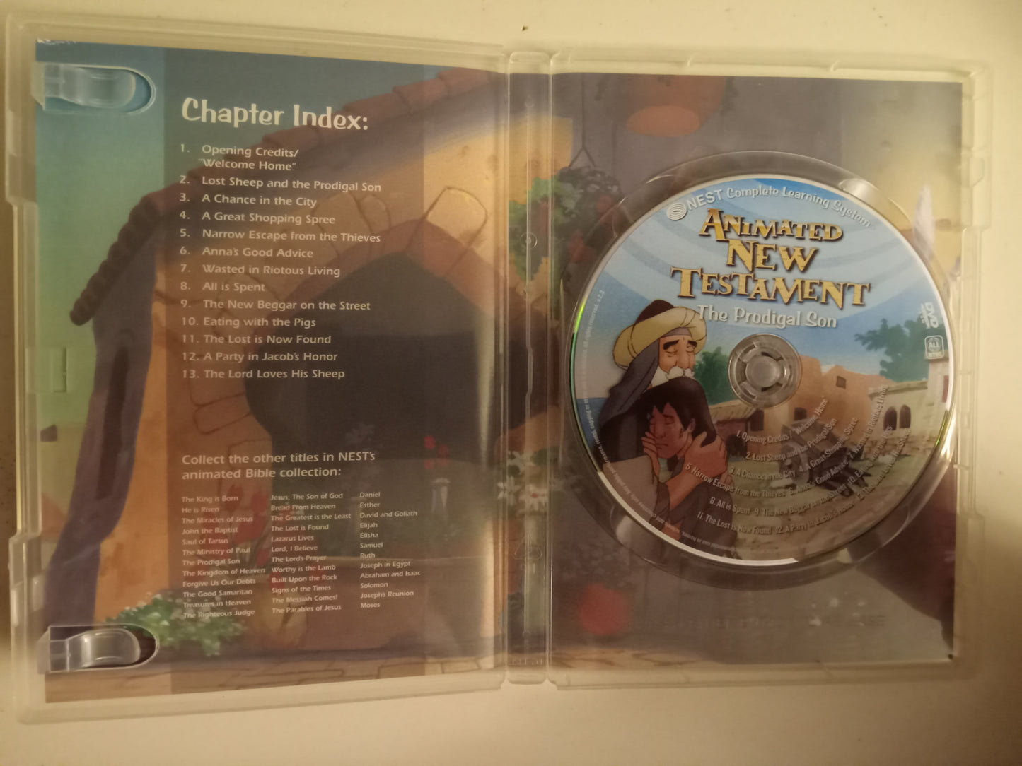 The Prodigal Son, The Animated Stories From The New Testament, DVD Movie, Fullscreen, Living Scriptures, Not Rated, USED