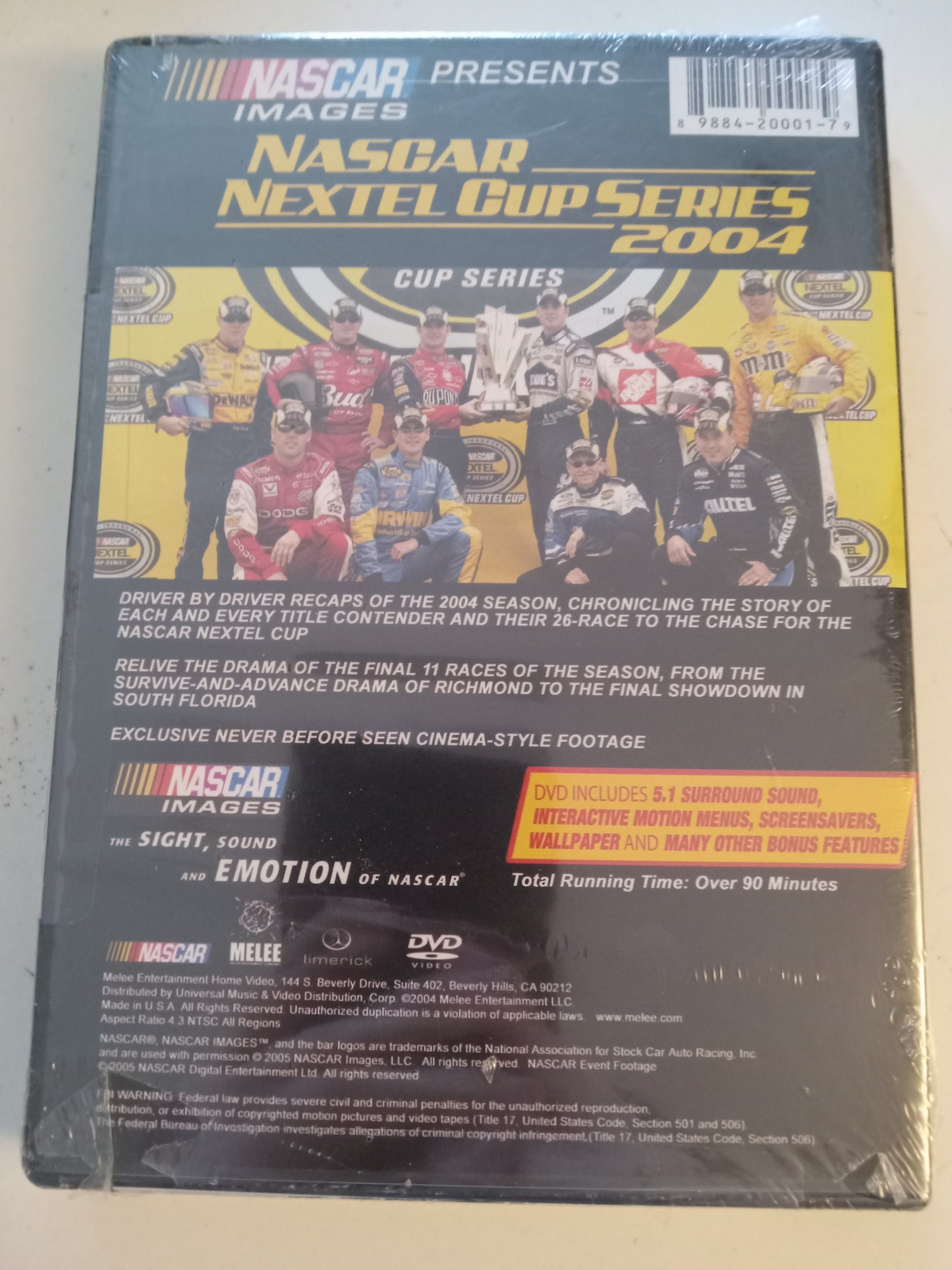 Nascar Nextel Cup Series 2004, DVD Documentary, Dale Earnhardt Jr. Fullscreen, Not Rated, NEW