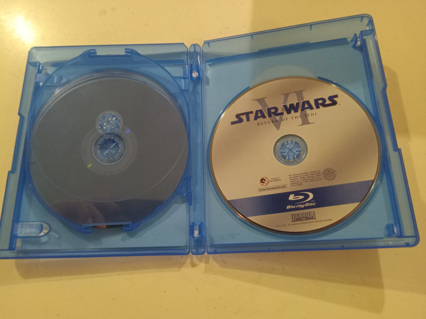 Star Wars, 4,5,6 (New Hope, Empire Strikes Back, Return of the Jedi) 3 Blu-Ray Movies, Widescreen, Rated PG, USED