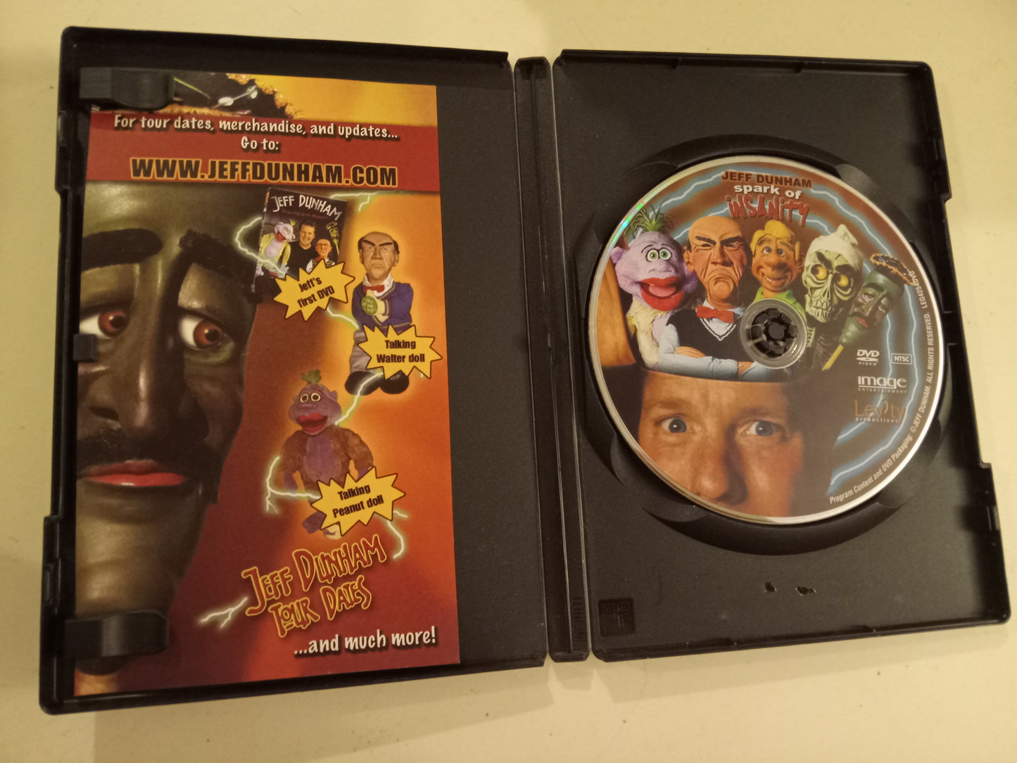 Jeff Dunham, Spark Of Insanity, DVD Movie, Widescreen, Not Rated, USED