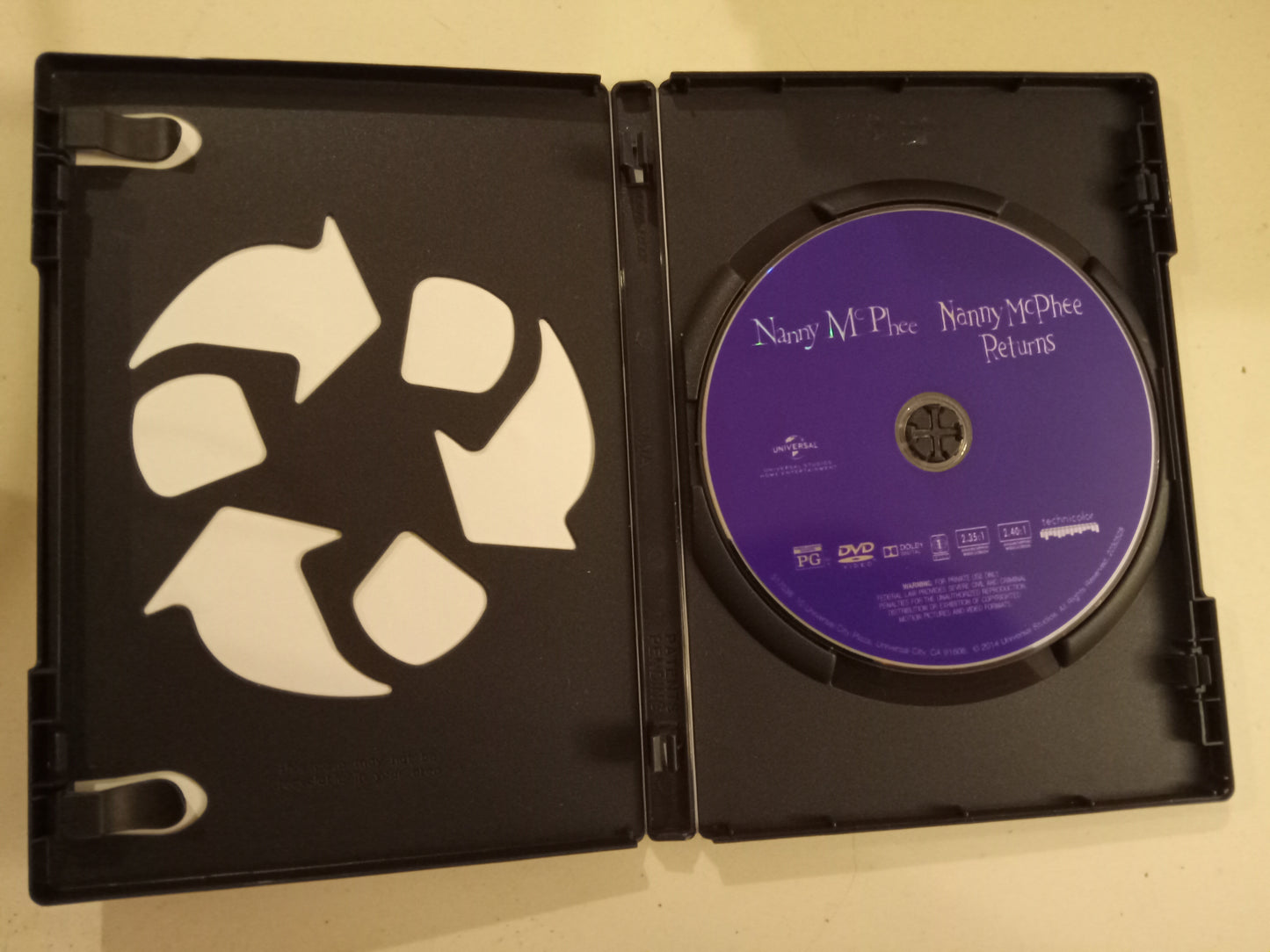 Nanny McPhee & Nanny McPhee Returns, 2 DVD Movies, Widescreen, Rated PG, USED