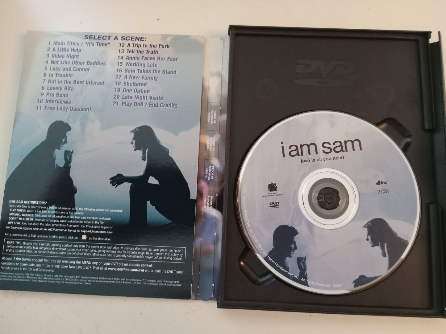I Am Sam, DVD Movie, Sean Penn Widescreen, Rated PG-13, USED
