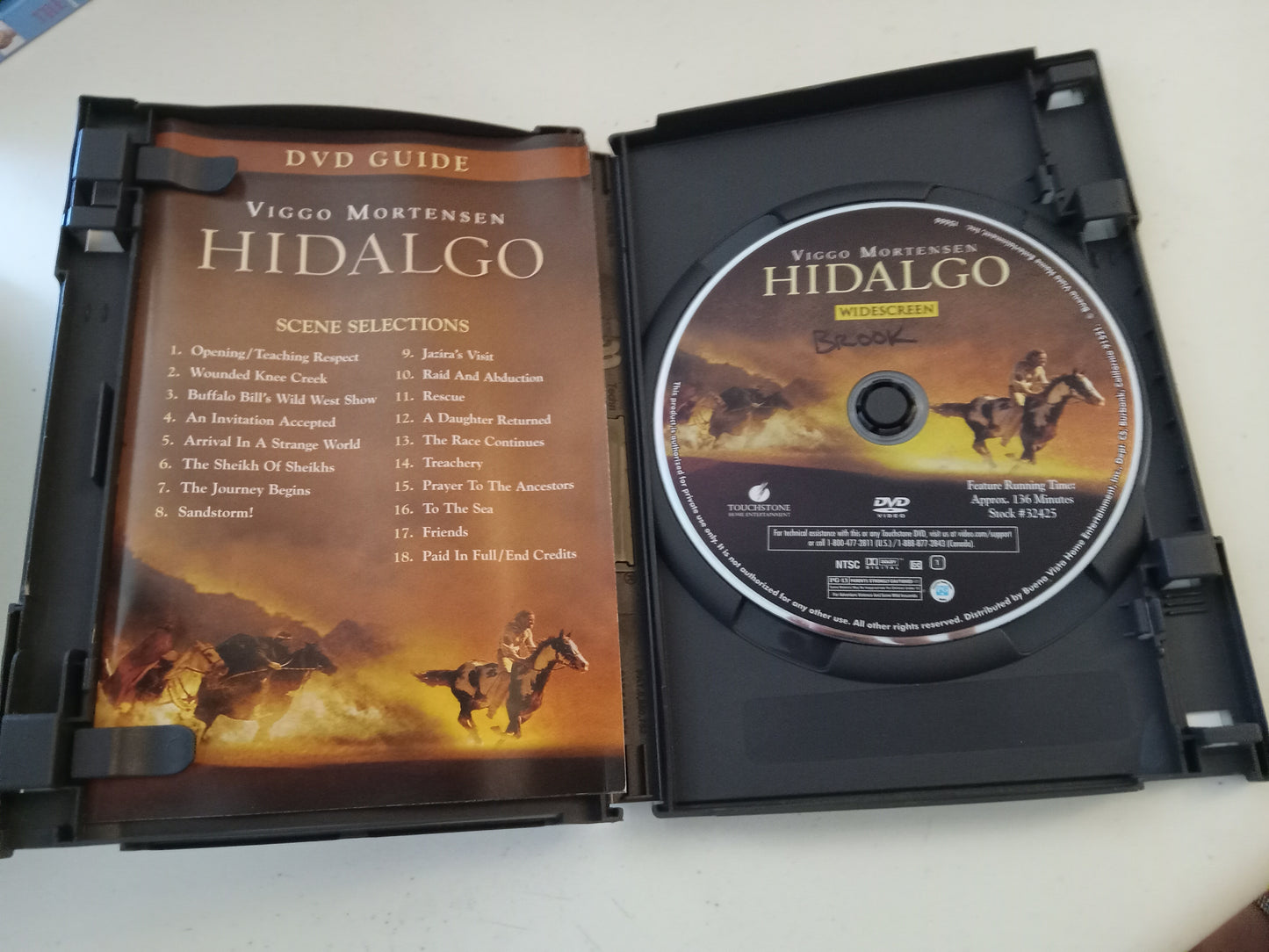 Hidalgo, DVD Movie, Viggo Mortensen Widescreen, Rated PG-13, USED
