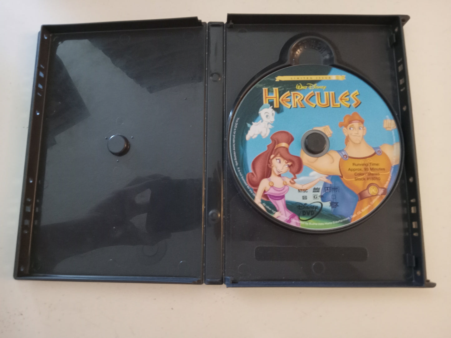Hercules, Disney Animation DVD, Widescreen, Rated G, USED
