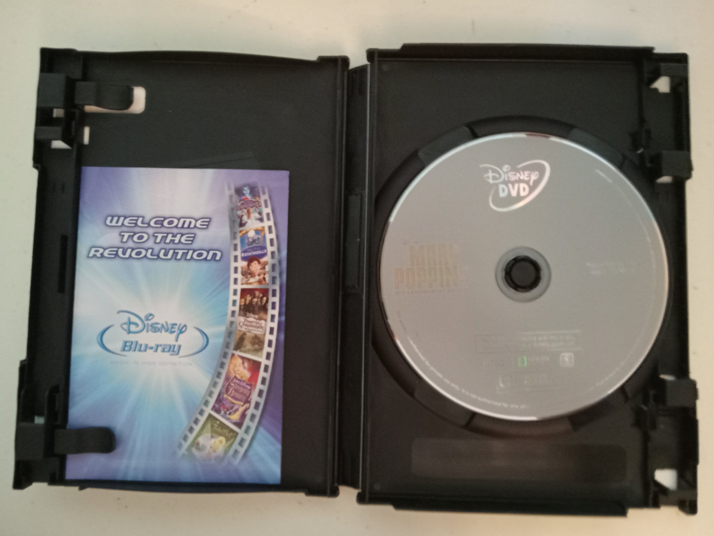 Mary Poppins, Disney DVD Movie, Julie Andrews Fullscreen, 45th Ann. Ed. Rated G, USED