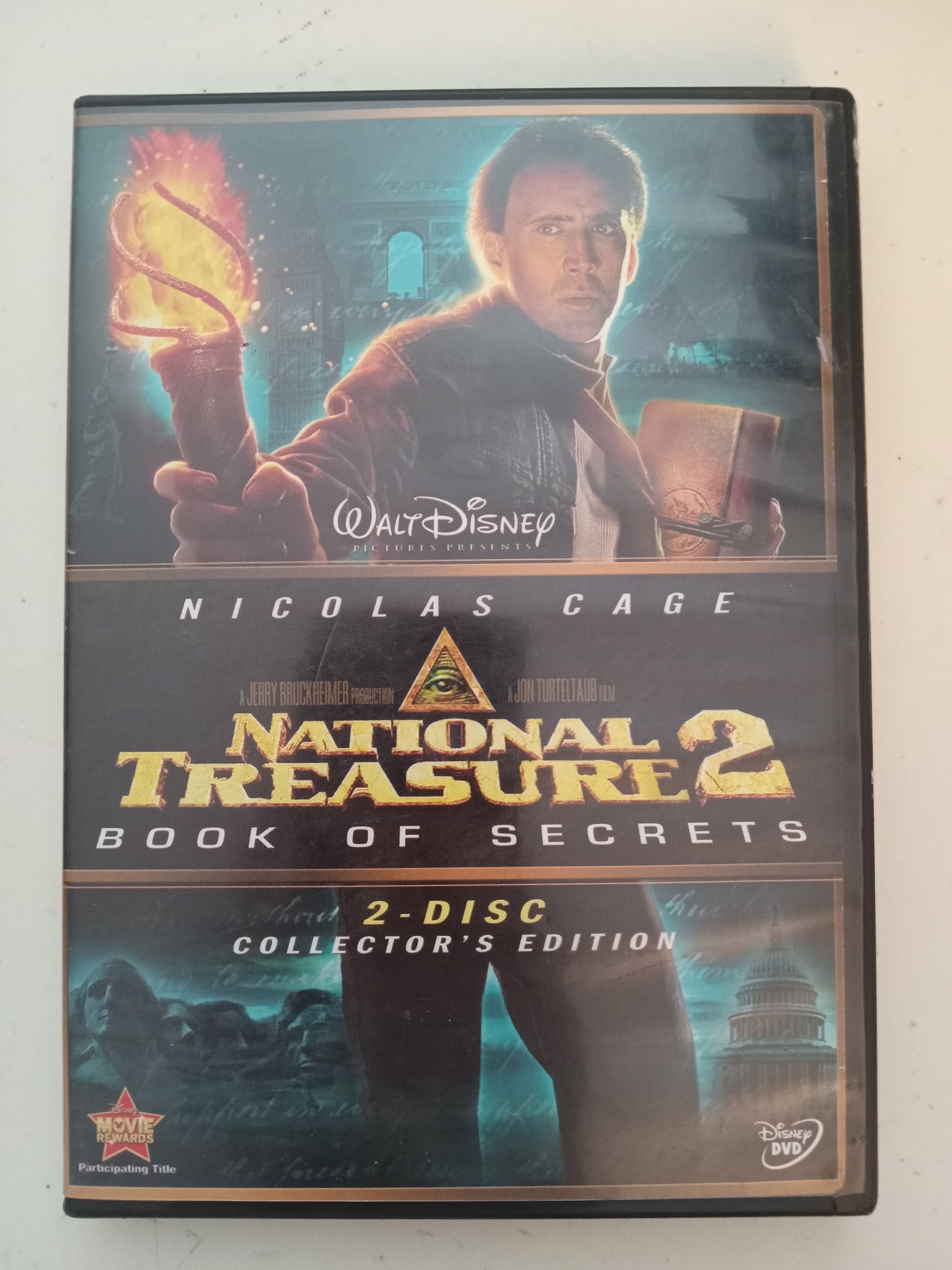 National Treasure 2 Book Of Secrets, DVD Movie, Nicholas Cage Widescreen, Rated PG, USED