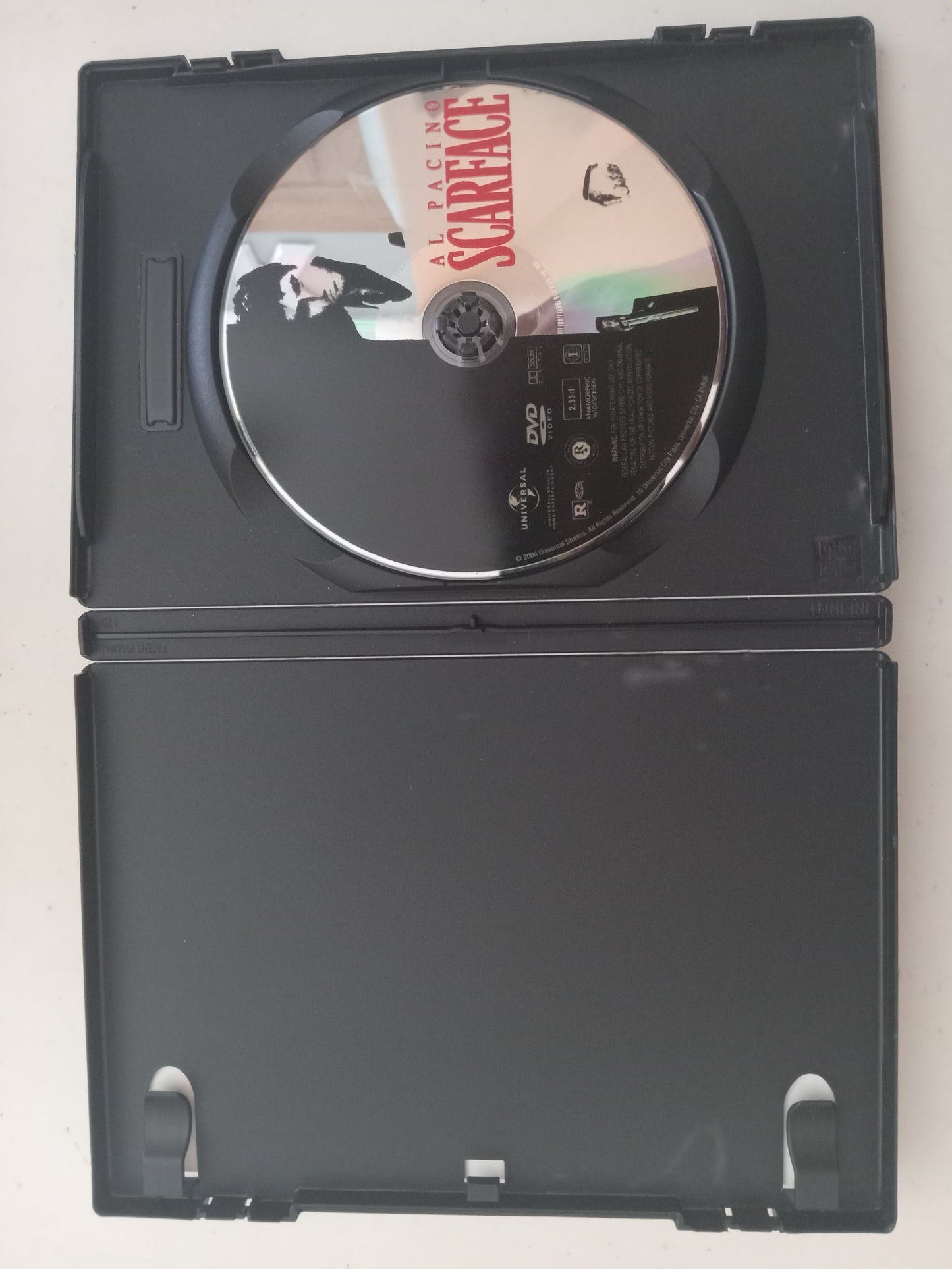 Al Pacino Scarface, 2 Disc Anniversary Edition, DVD Movie, Widescreen, Rated R, USED