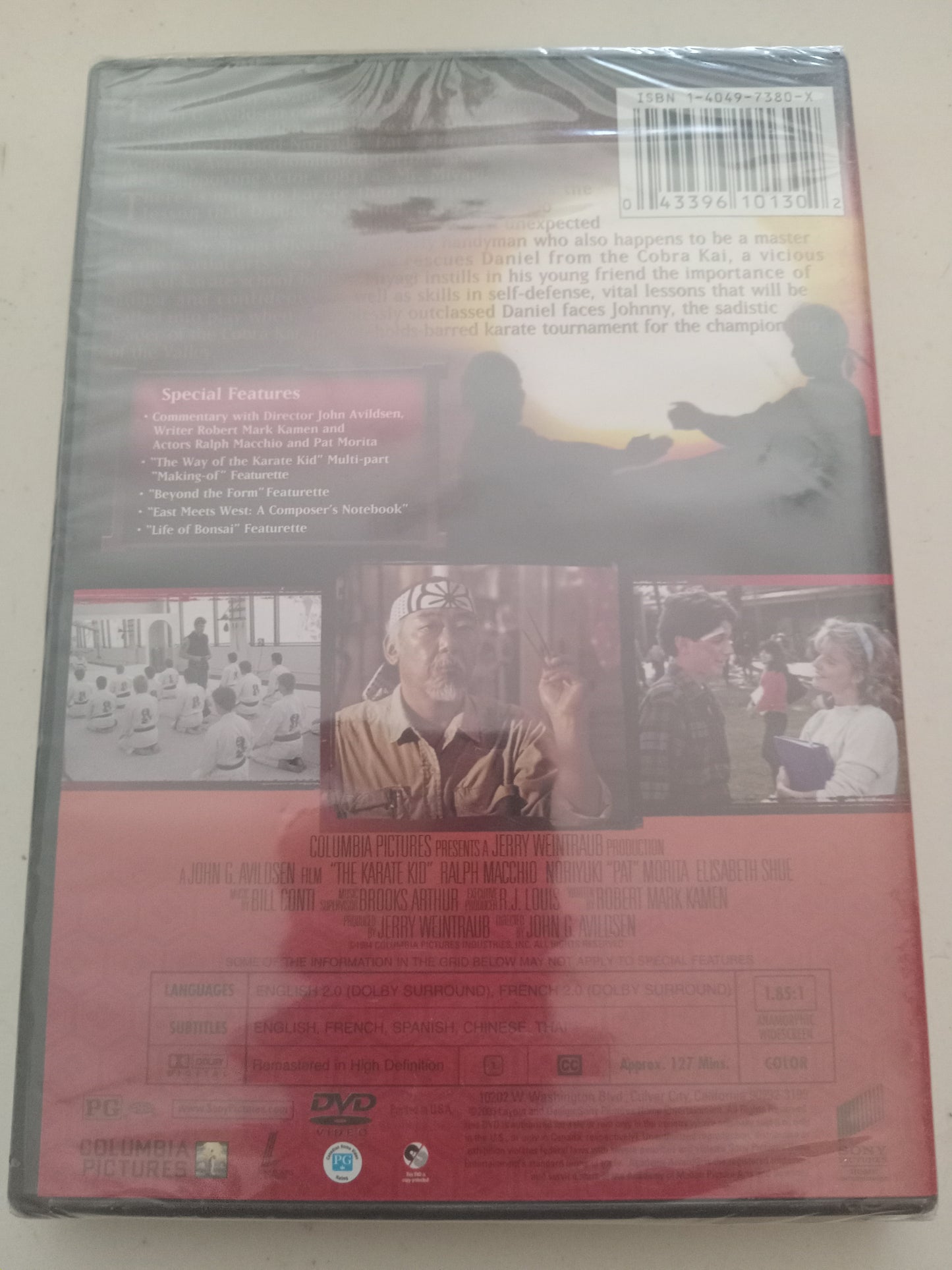 The Karate Kid (1), Special Ed. DVD Movie, Ralph Macchio Widescreen, Rated PG, NEW/USED