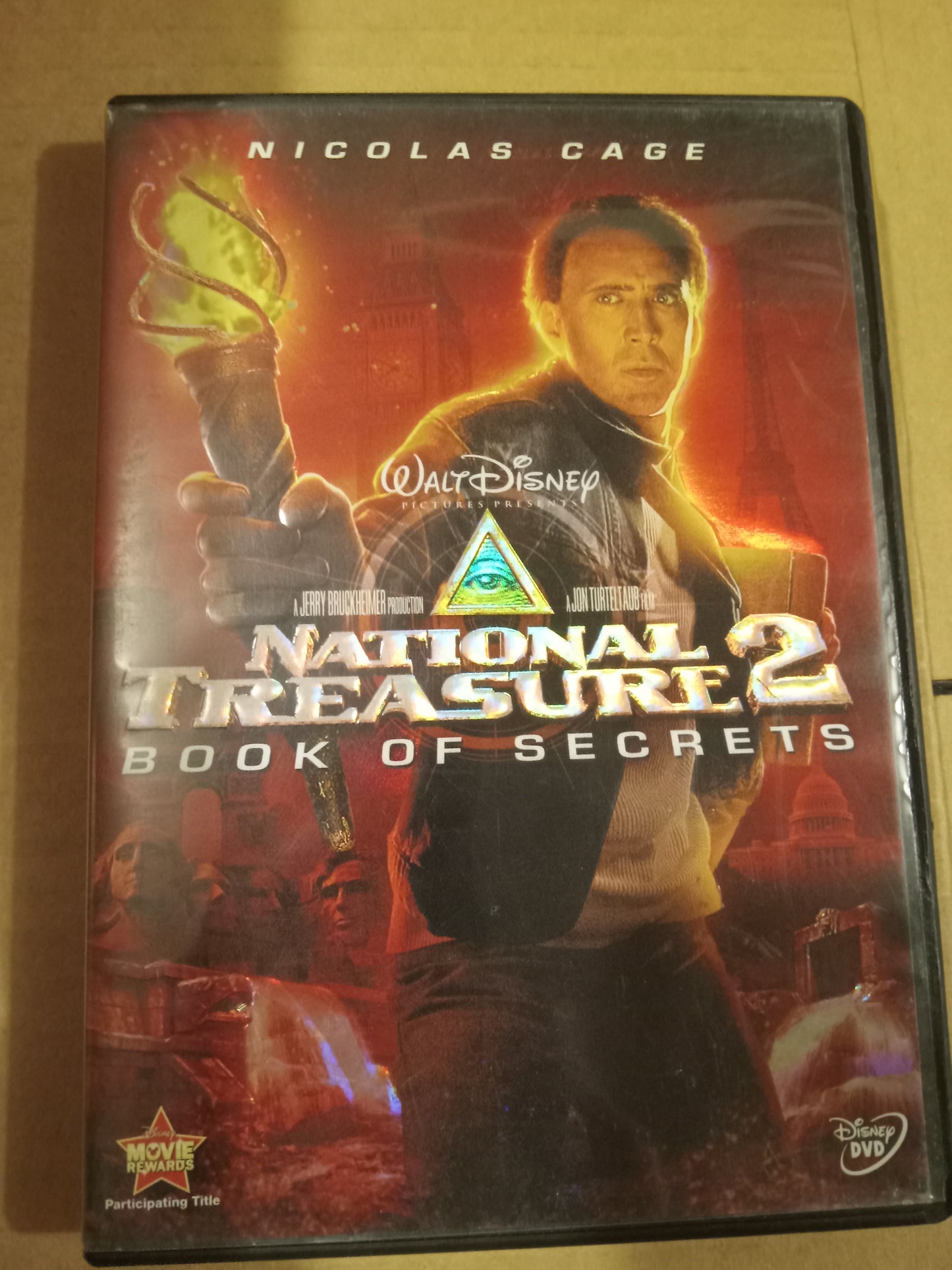 National Treasure 2 Book Of Secrets, DVD Movie, Nicholas Cage Widescreen, Rated PG, USED