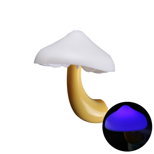 Magic Mushroom Shape Colorful LED Night Lights Lamp Wall Decor, NEW