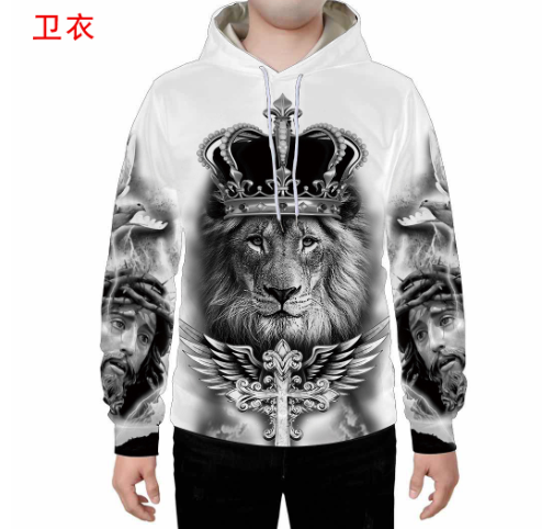 Lion, The King & Bold Tiger Patterns Mens Hoodies All Season NEW