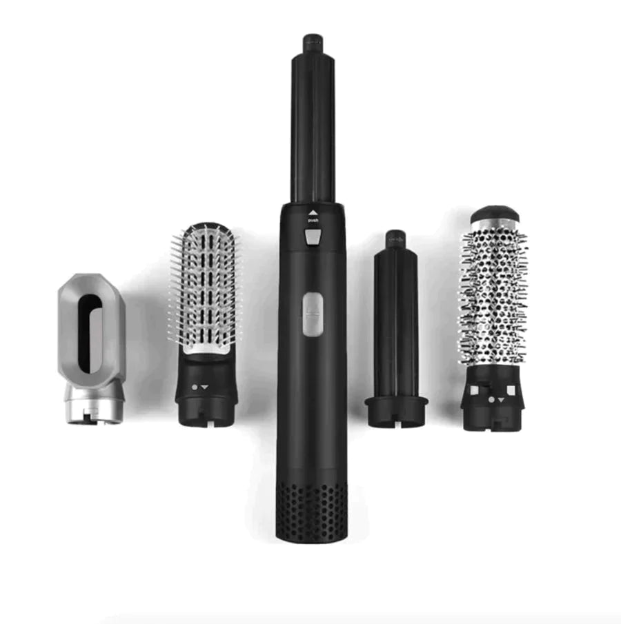 Hairstyler Pro Power Tool Switch Heads Straight Waves Bouncy Curls Crimps Pink Black Gold AMB