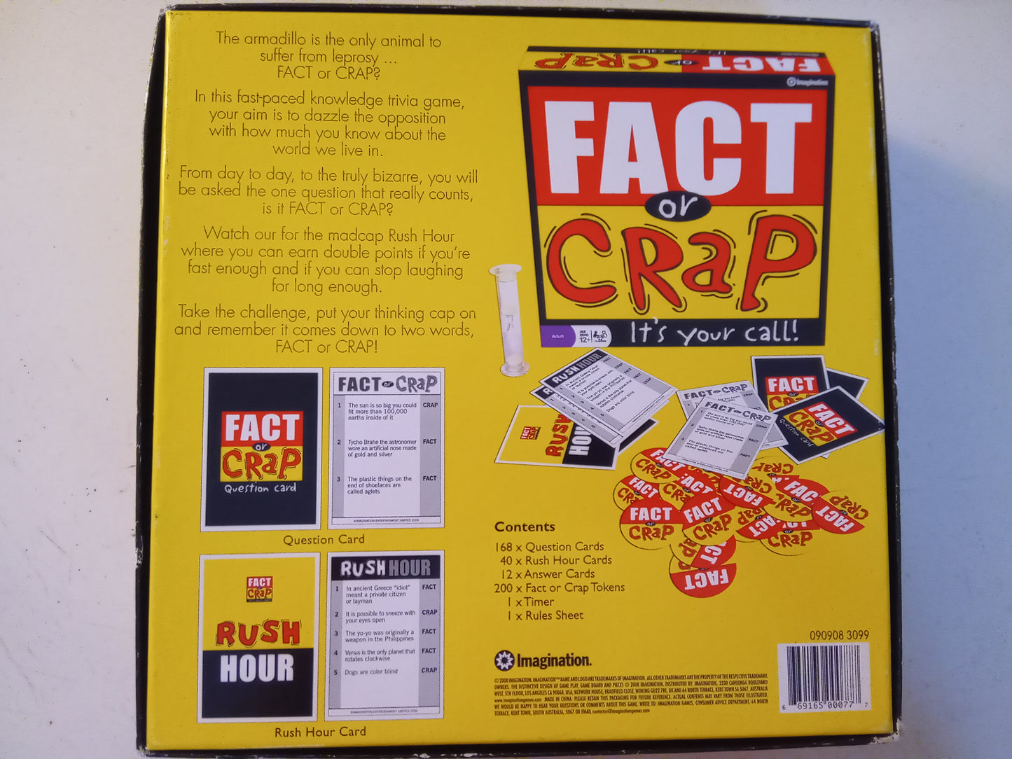 Fact Or Crap Card Family Party Game, AMB, USED