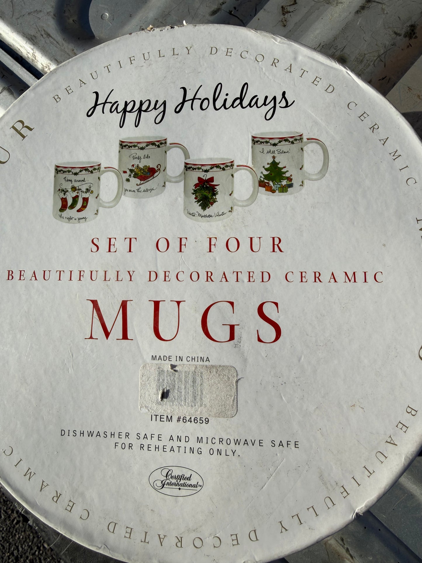 I Still BelieveChristmas mug set of 4 new made of ceramic …