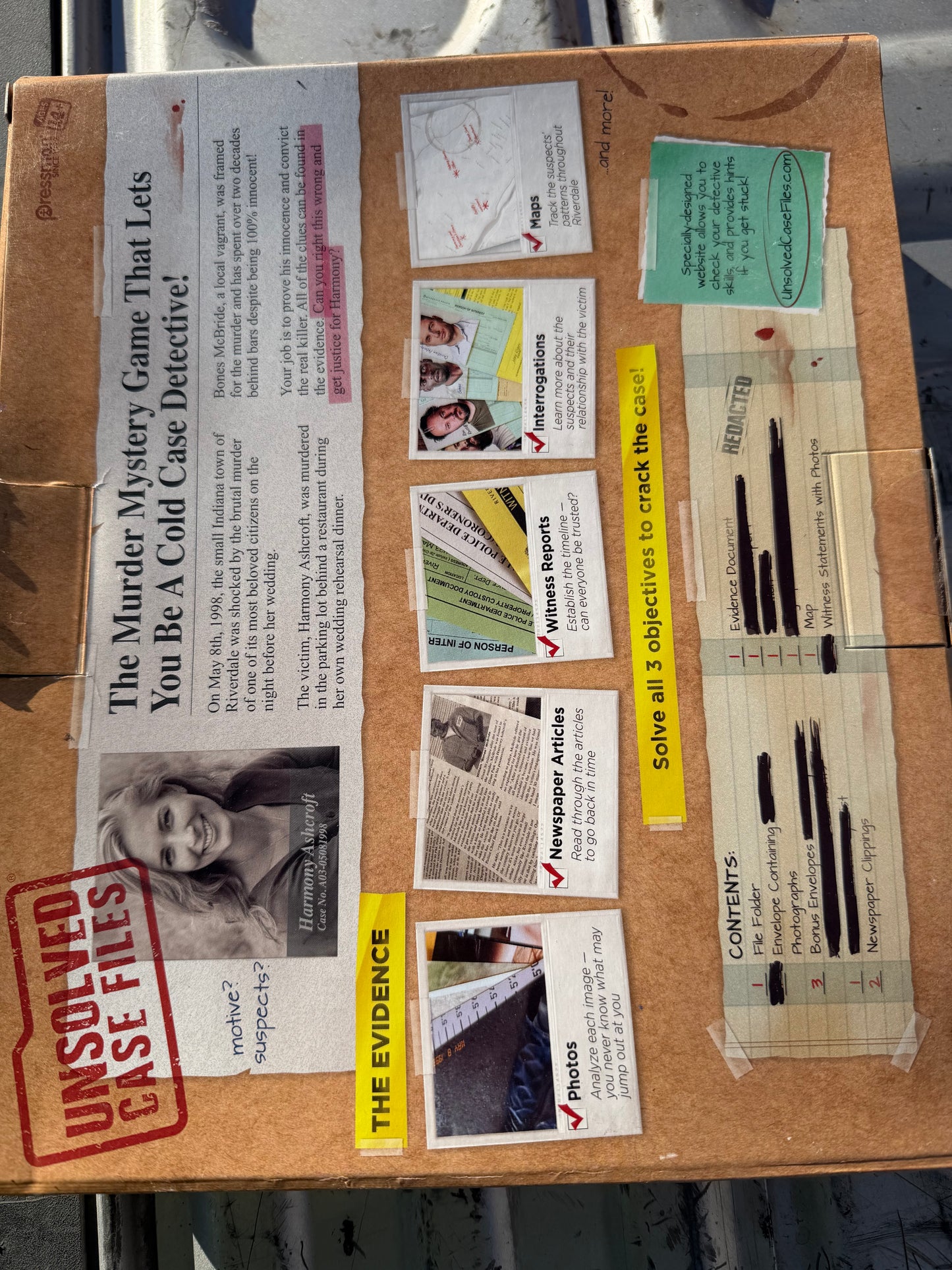 Game unsolved mysteries Harmony Ashcroft case files missing person case…