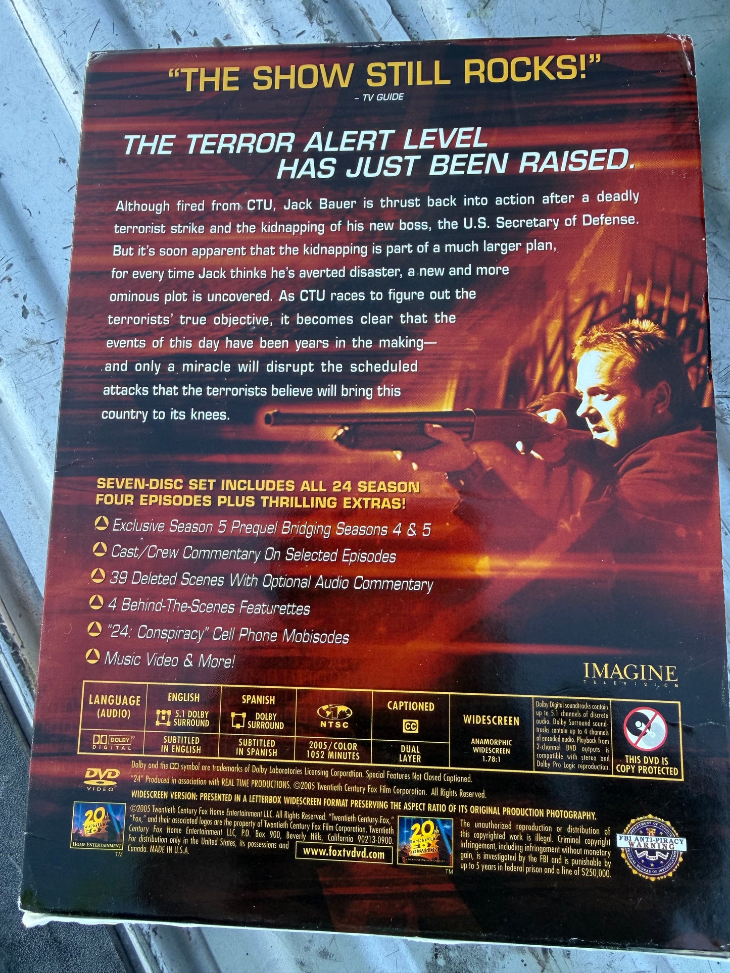 DVD series 24 complete episodes for season four tv show used …