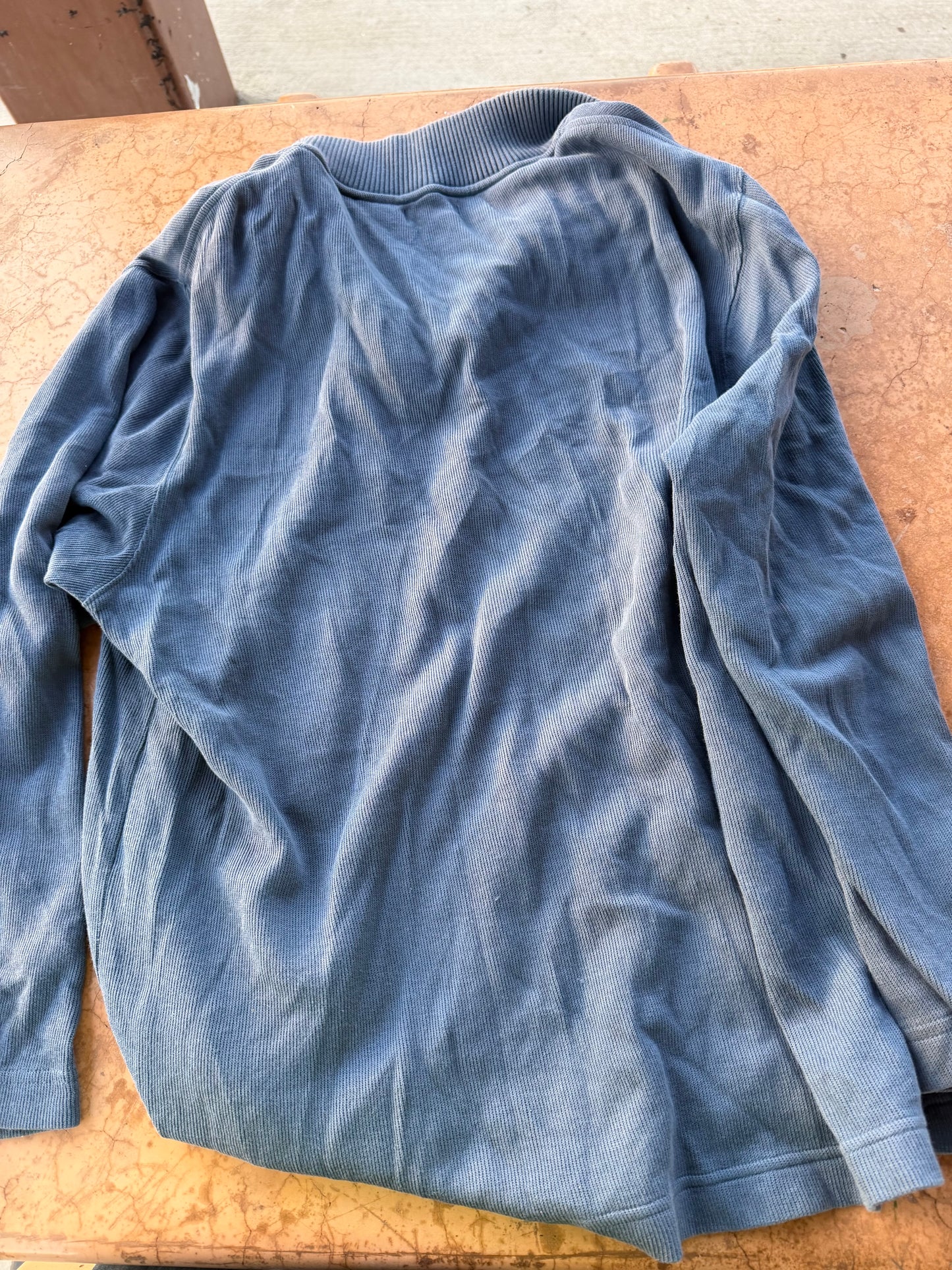 Axcess clothing polo shirt blue short sleeve size Large…