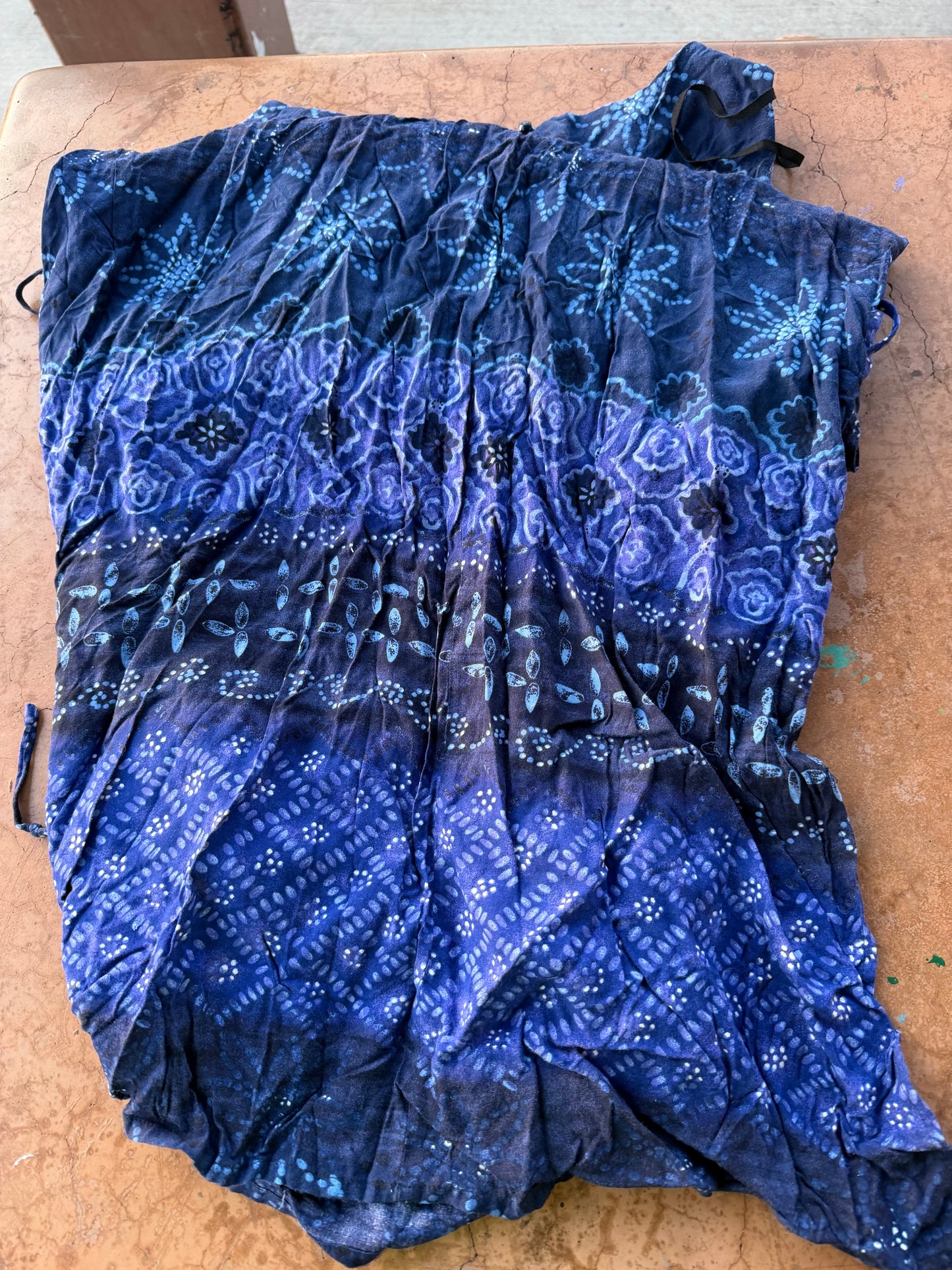 DBY ltd. Clothing company ladies blue dress night out dress full length strap sleeveless used size XL…