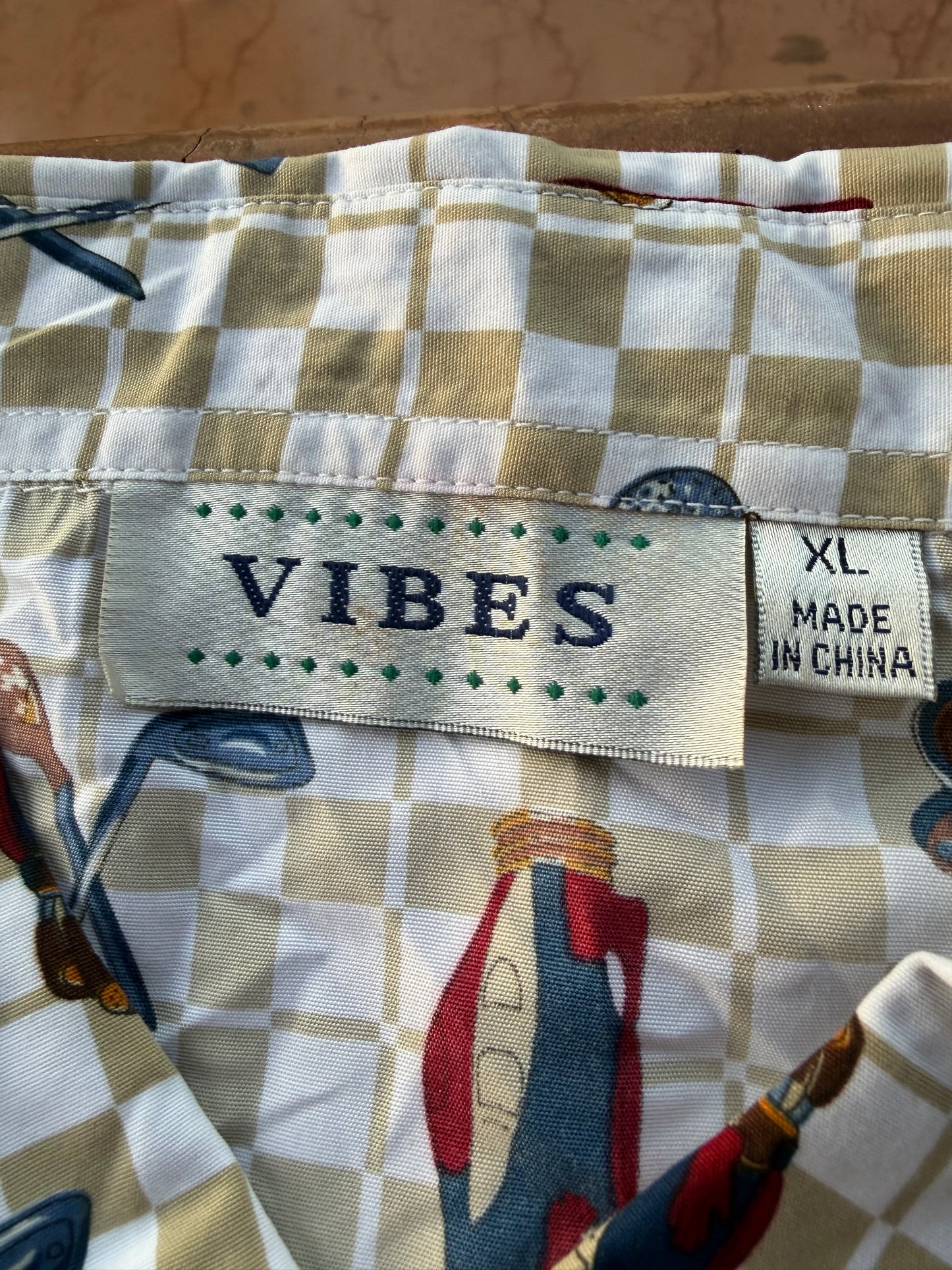 Vibes jeans co. Golfing button down shirt casual dress shirt long sleeve new size XL…
