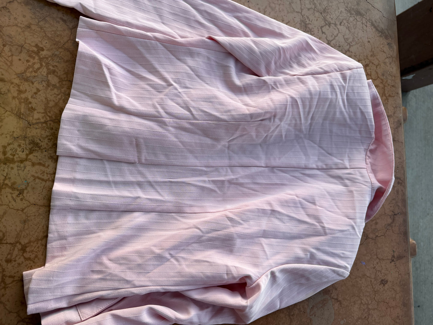 Donutz Inc woman’s suit jacket coat size 9 light pink color …