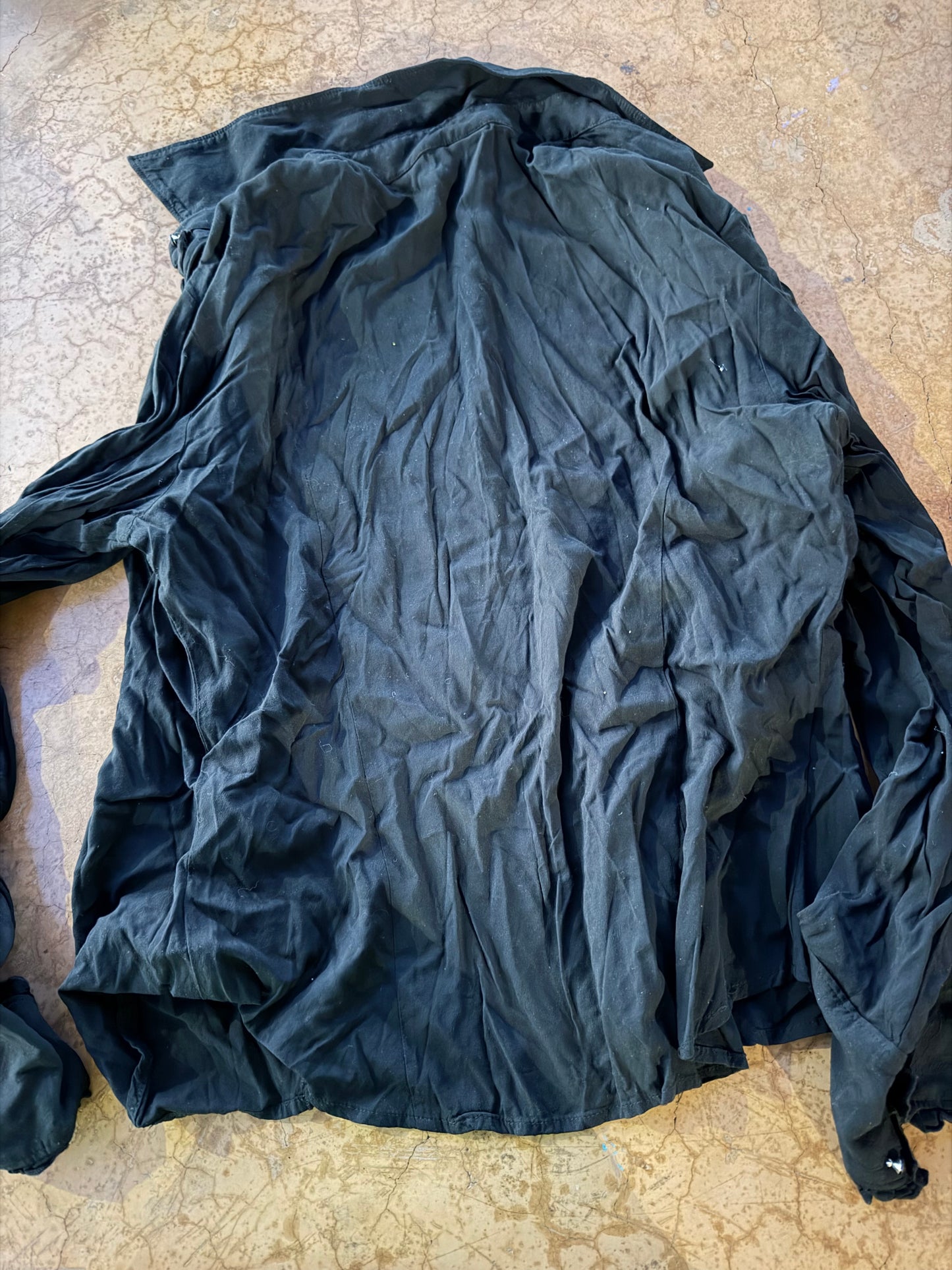 Express stretch ladies button down shirt size large color is dark blue …
