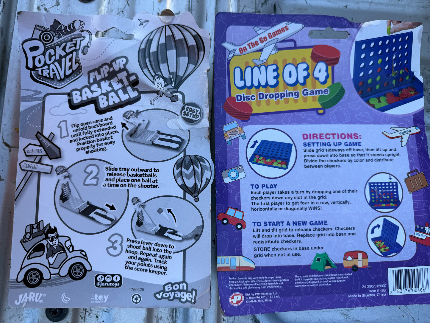 Kids travel pocket games line of 4 checkers and basketball fun car games new…