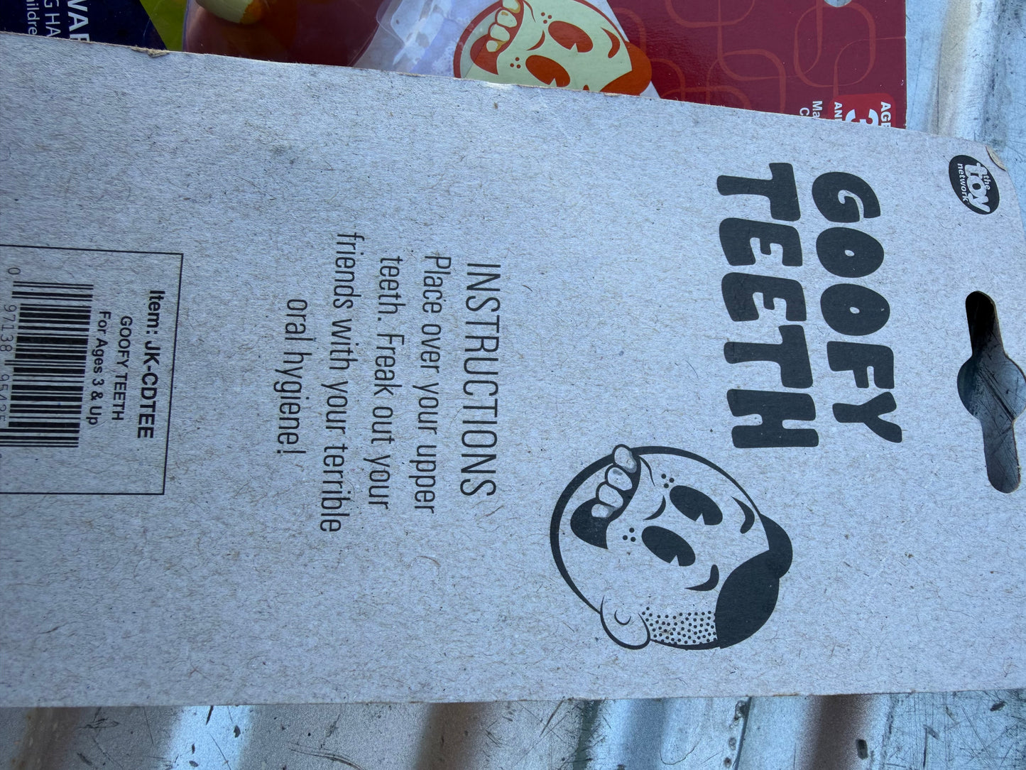 Goofy teeth funny gag toy 2 each new…