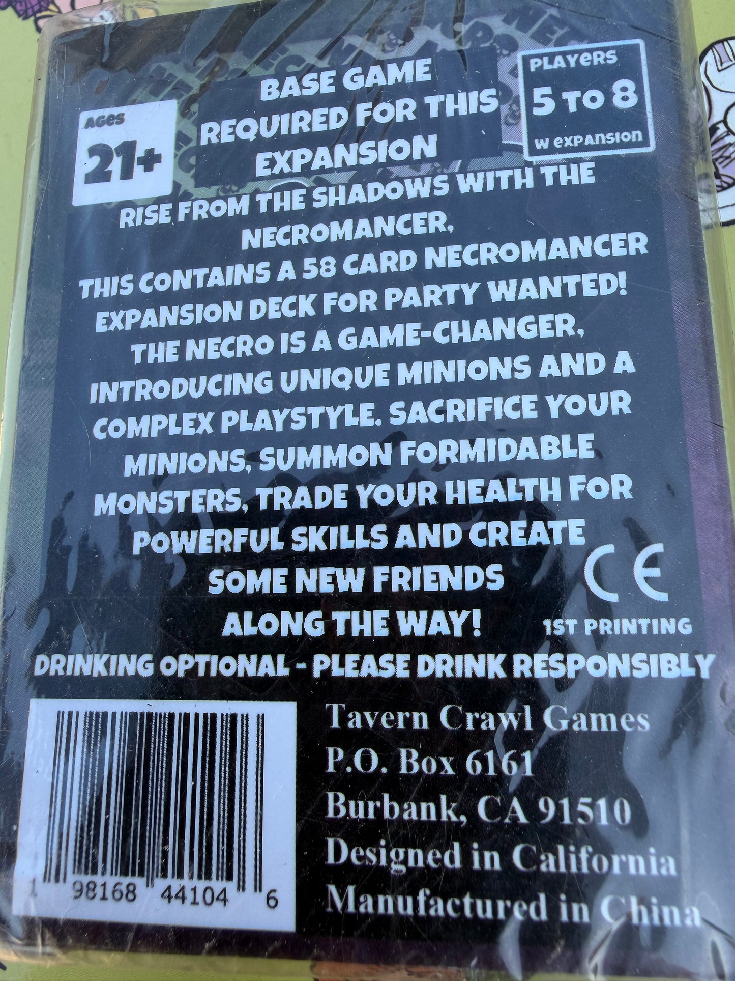 Tavern call games Party wanted cards game Necromancer expansion cards new…