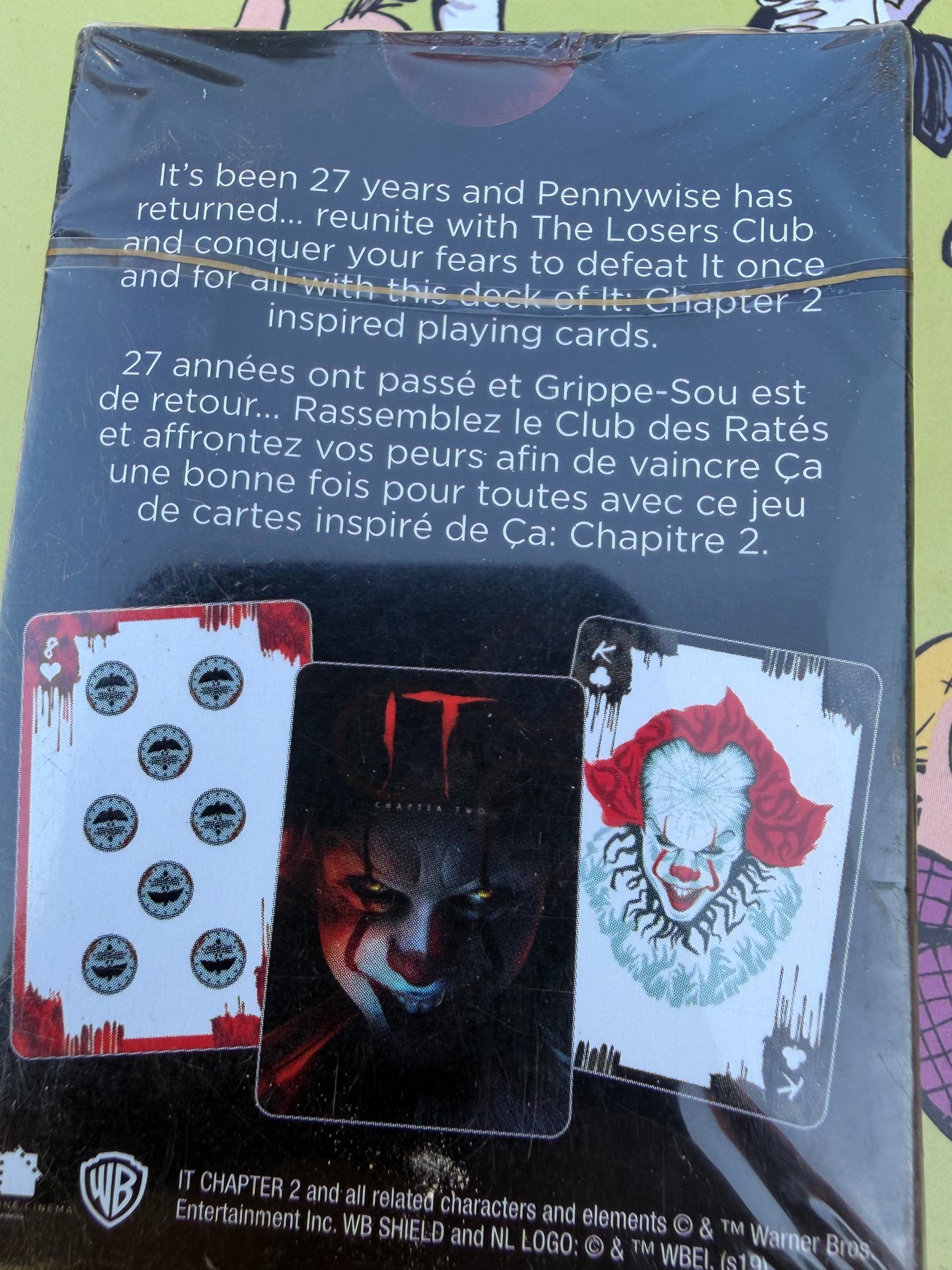 It chapter two Pennywise reunited playing cards poker new …