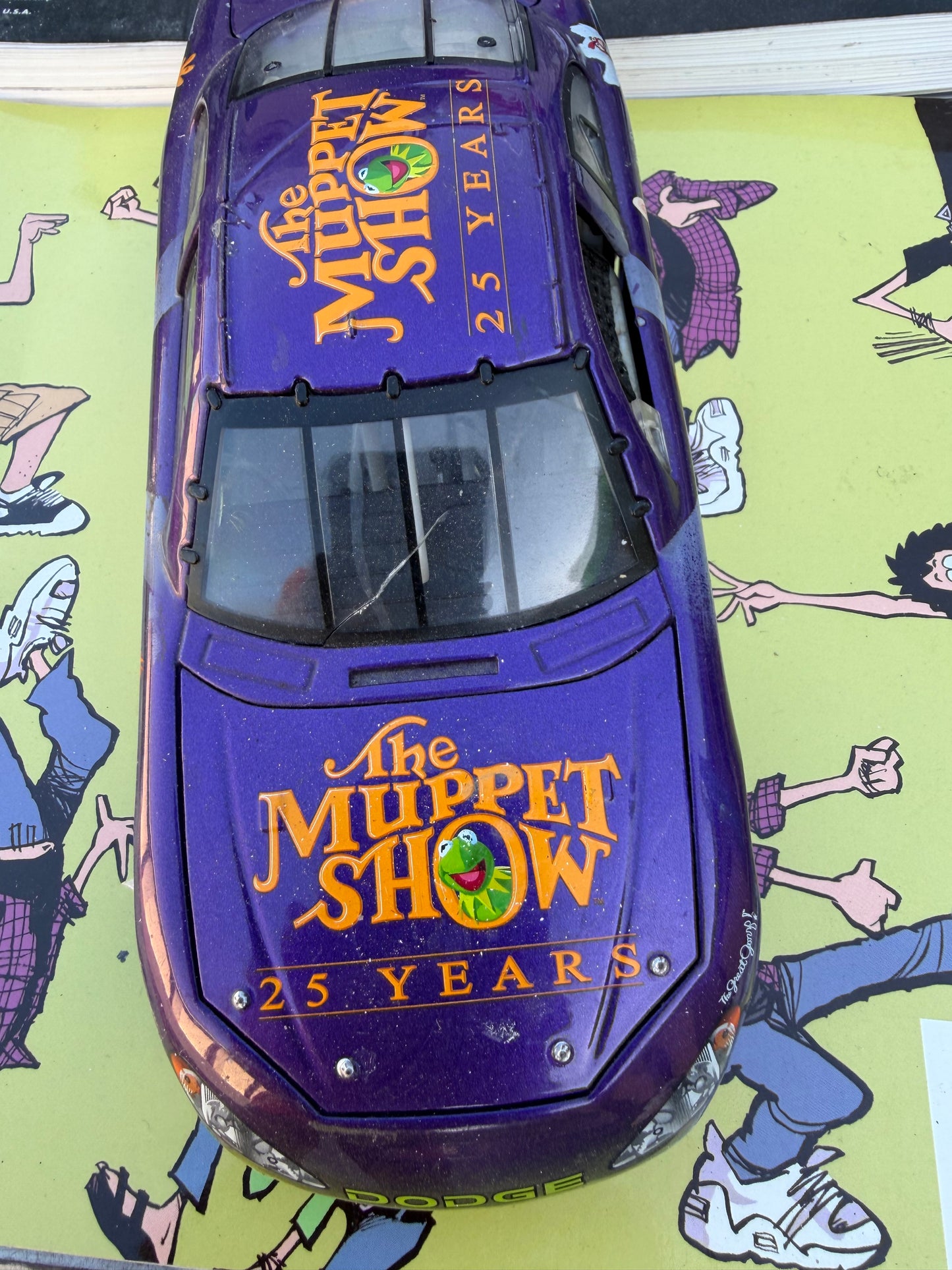 The Muppets show Nas Car collectible car used…