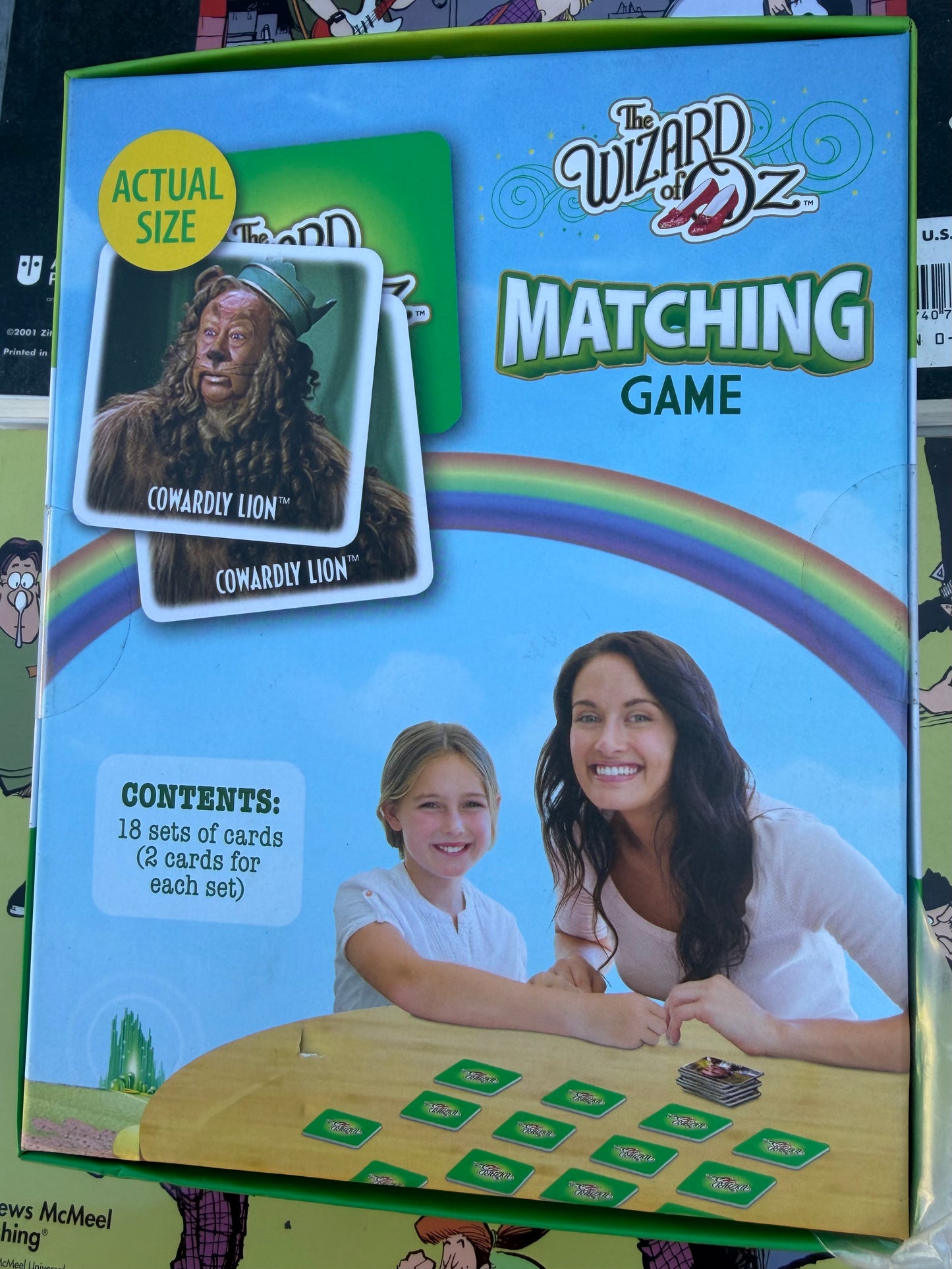 Wizard of Oz matching game color photo finish cards of OZ …