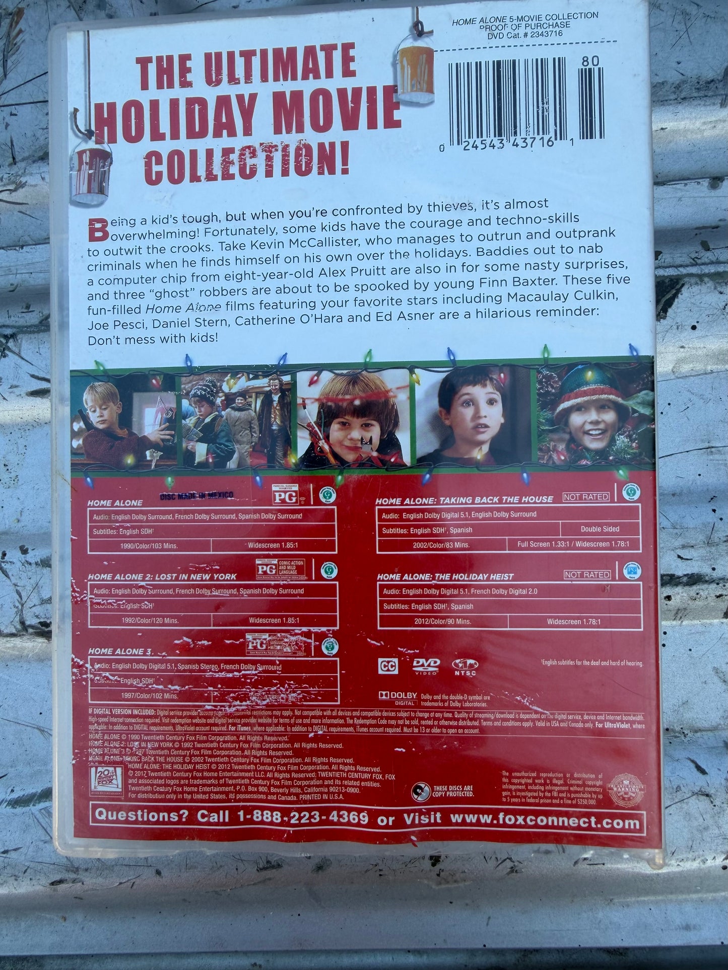 Home Alone 5movie collection DVDs all 5 movies …