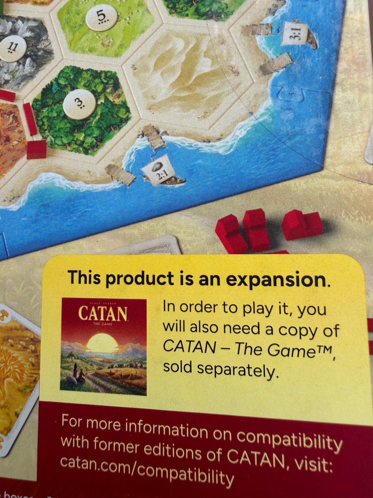 Catan game expansion 6 players new just the expansion…