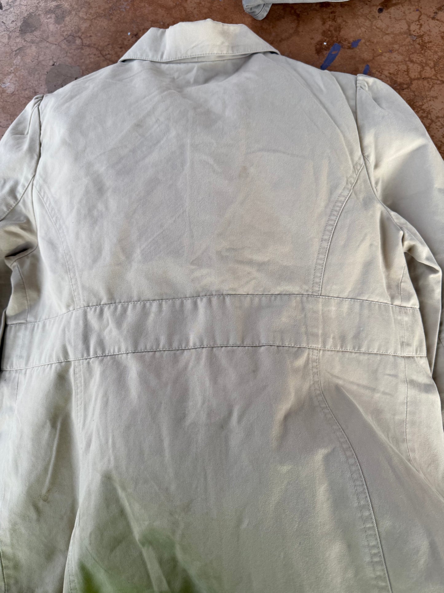 Old Navy Maternity Suit jacket coat business jacket tan button up size Large…