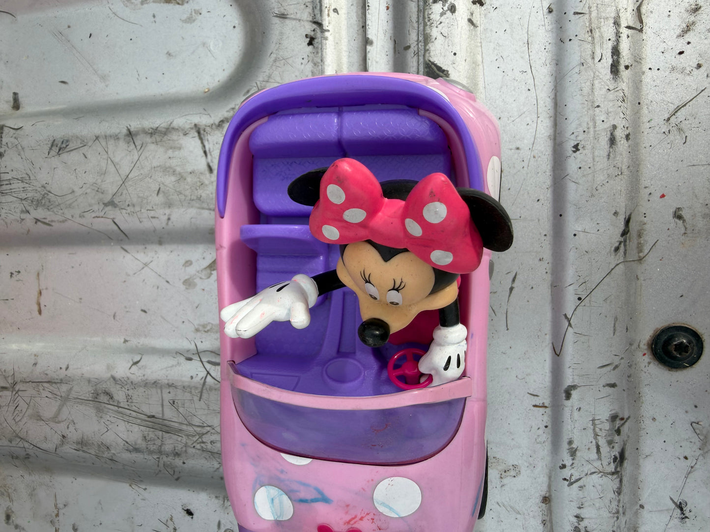 Mini Mouse Disney toy car used …