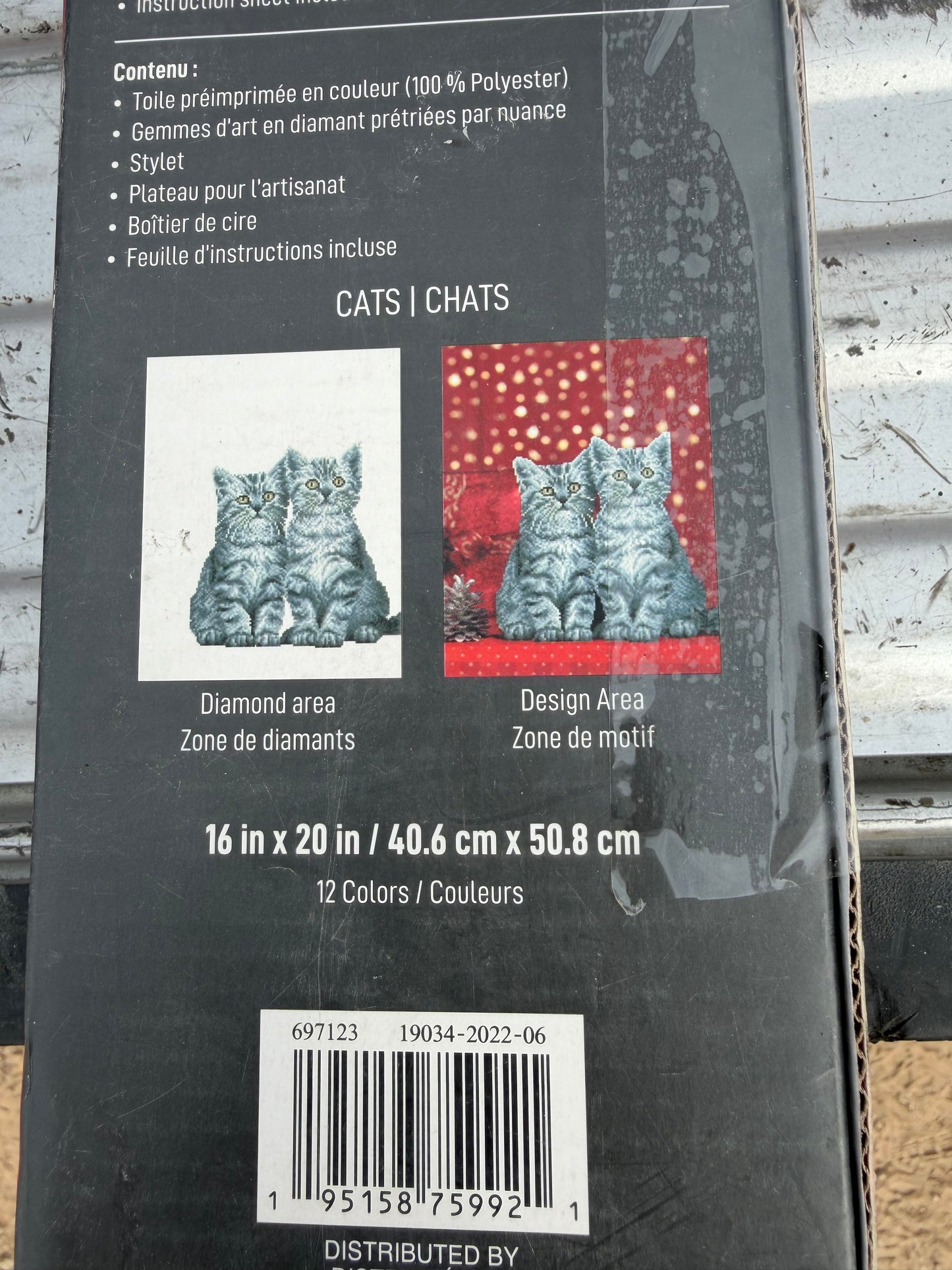 Diamond art kit Stich new Christmas kittens craft art new…
