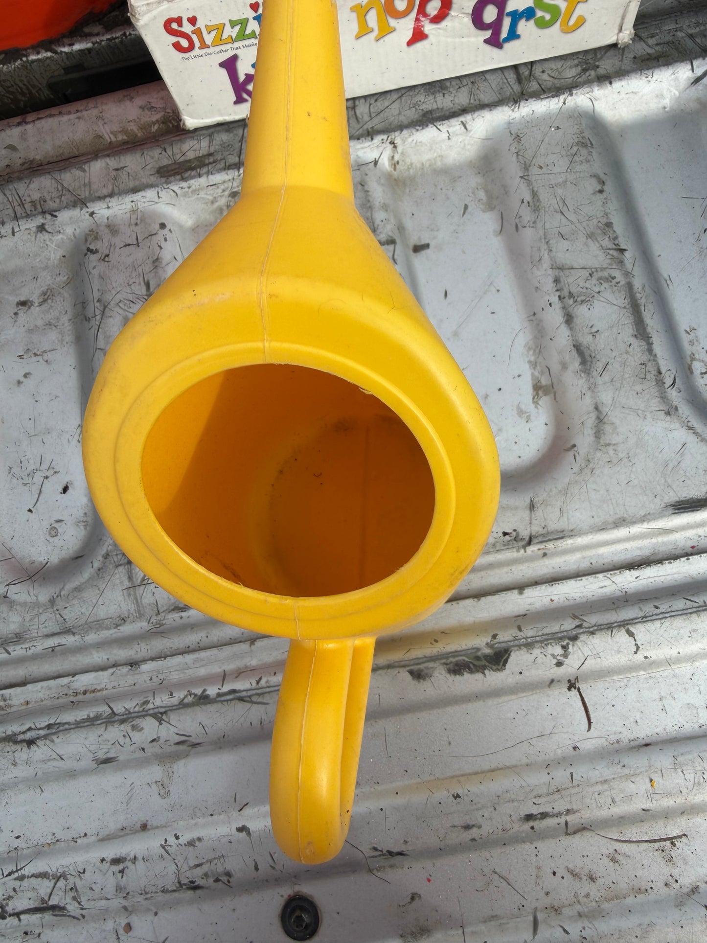 Yellow plastic water garden pitcher new kids or adult water container …