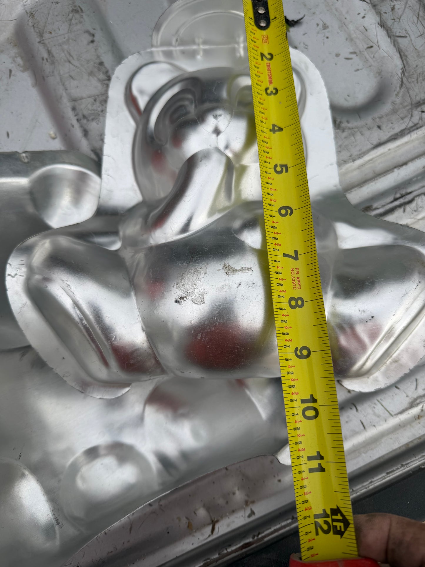 Wilton Teddy Bear cake mold 9 inch tall 2 piece Aluminum mold New …