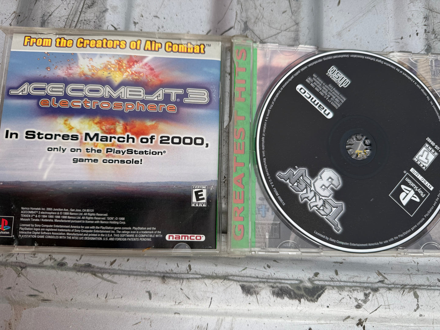 Play station video game Tekken 3 used …