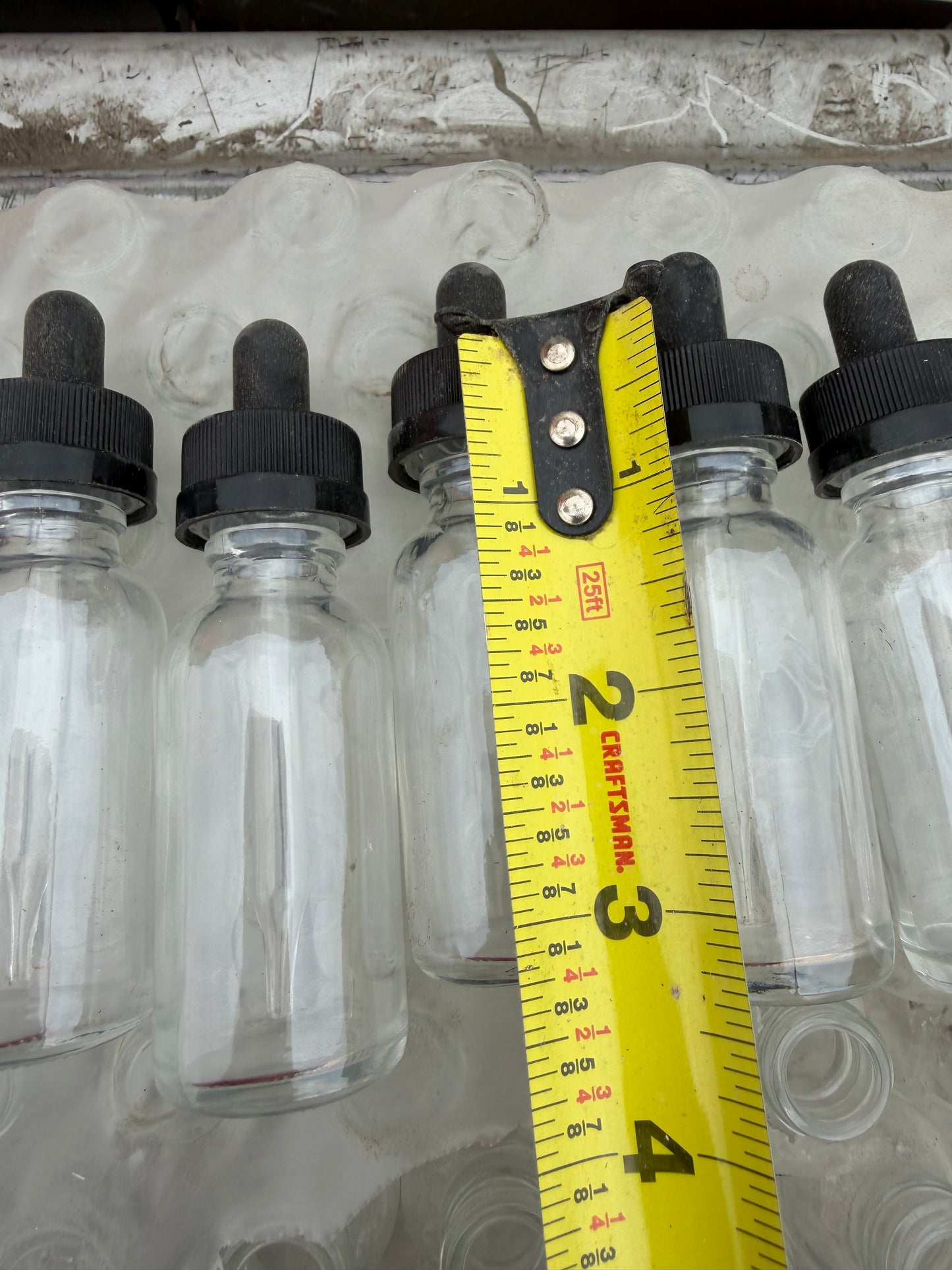 New eye drop empty glass bottles with droppers 50 each …