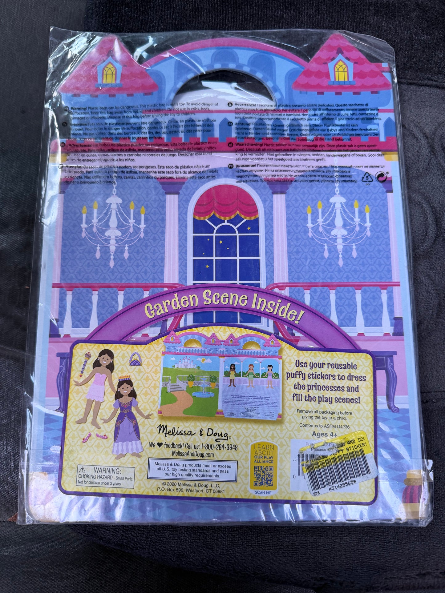 Melissa and Doug puffy sticker’s play set princess dressing room new …